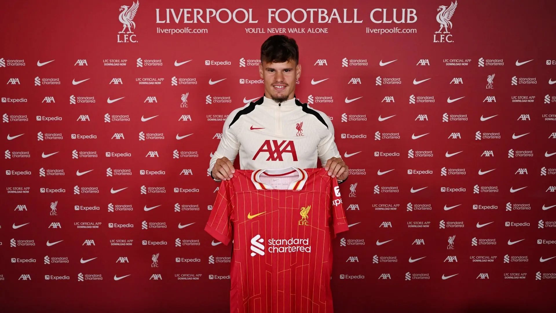 Competition: Win a Liverpool shirt signed by Milos Kerkez