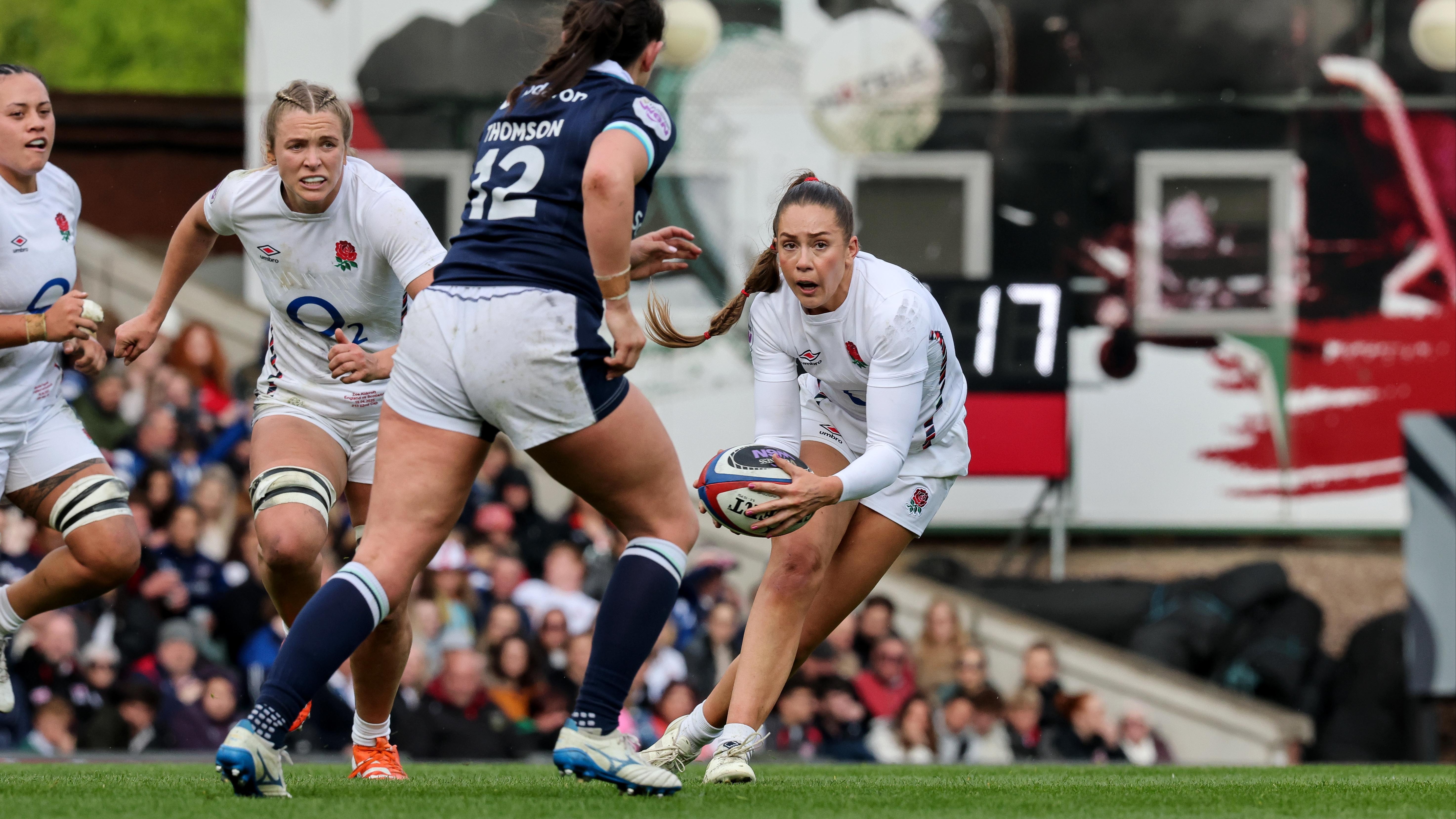 Aldcroft and Aitchison on the attack against Scotland - W6N 2025