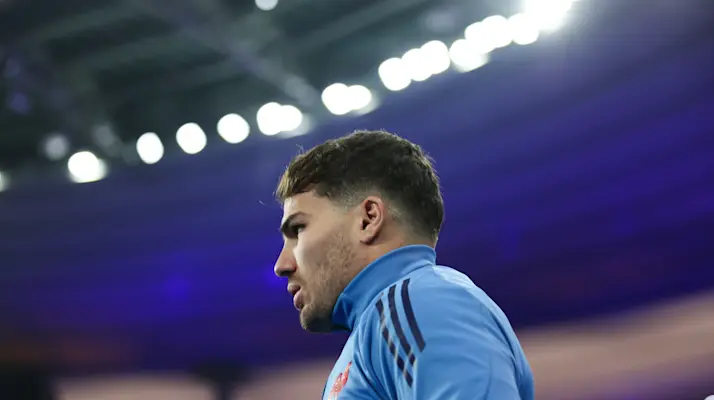 France's Antoine Dupont ahead of the Autumn Nations Series between France and New Zealand at Stade de France, Paris, France Saturday, November 16th, 2024 (Photo by Tom Maher / Inpho)
