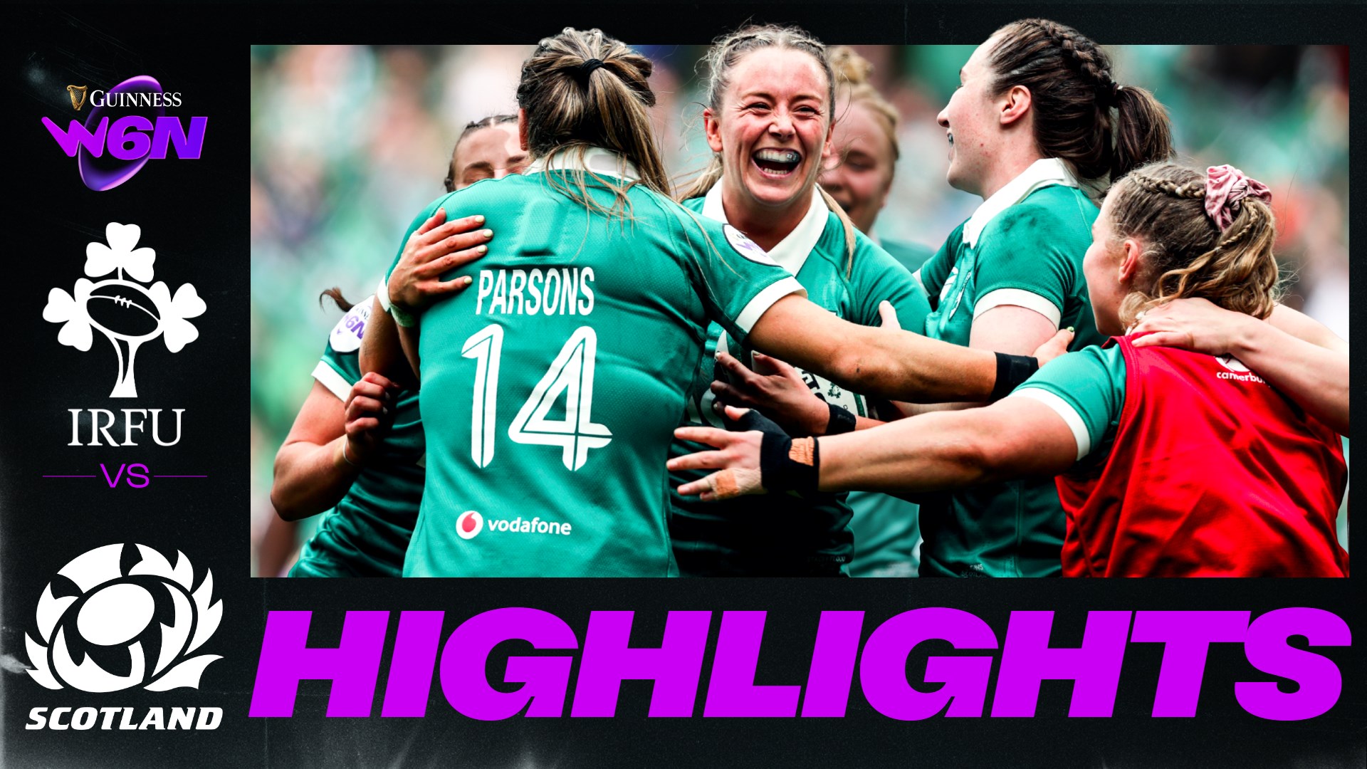 HIGHLIGHTS | Ireland v Scotland | A record crowd witnesses a big win in Dublin!