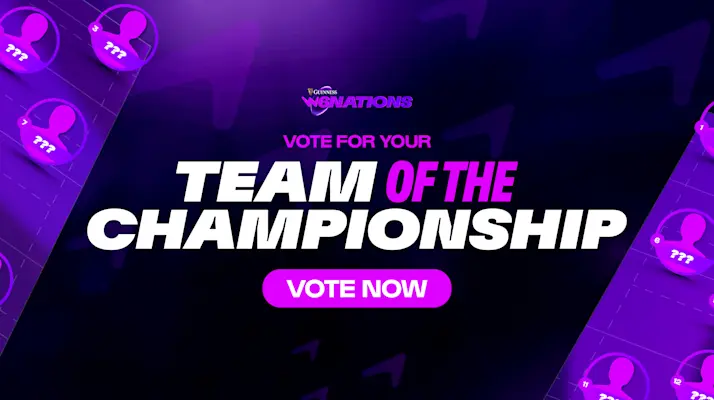 Team of the Championship W6N 2025 graphic