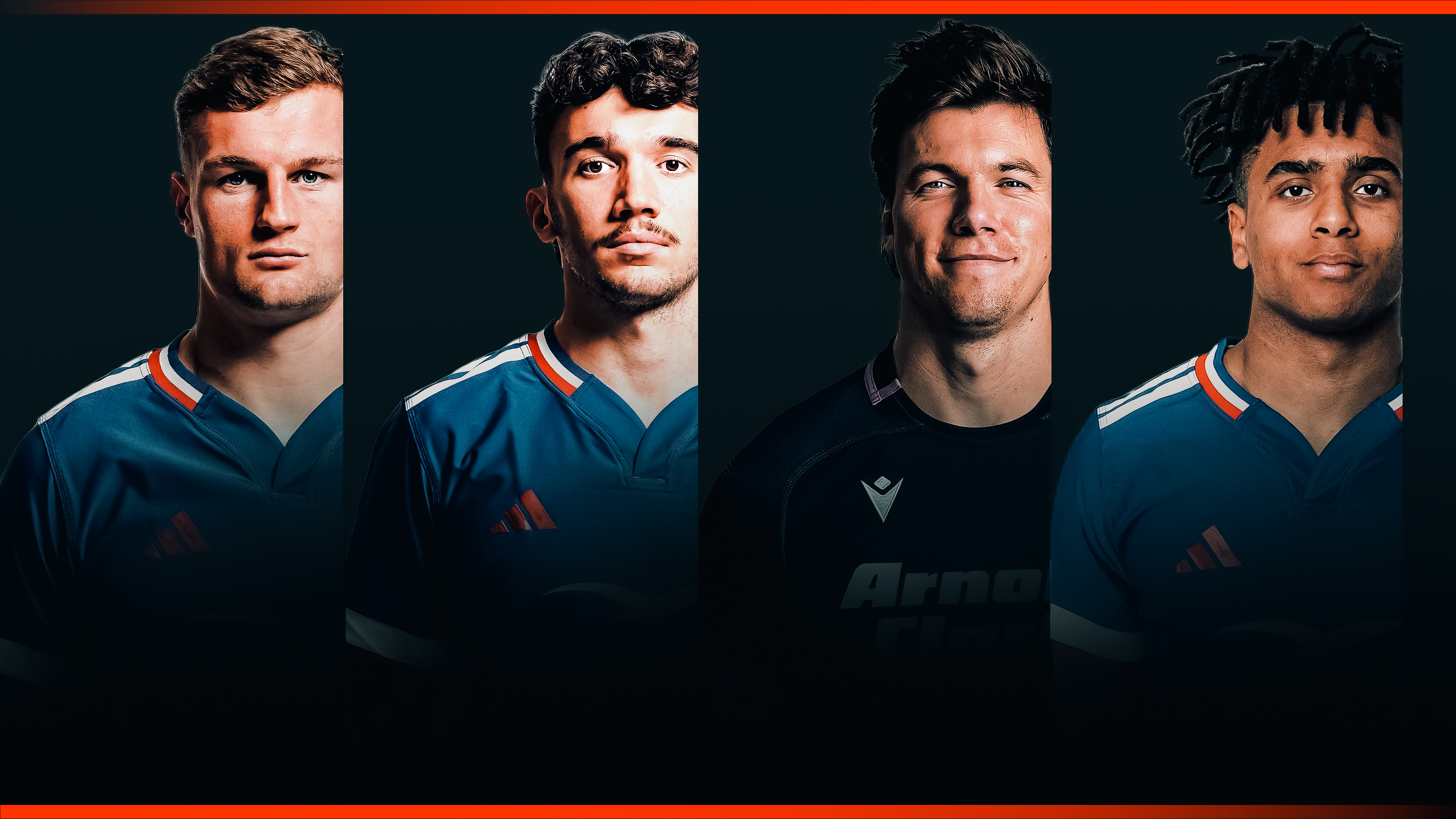 A graphic showing headshots of all four nominees for the second weekend's Try of the Round award.