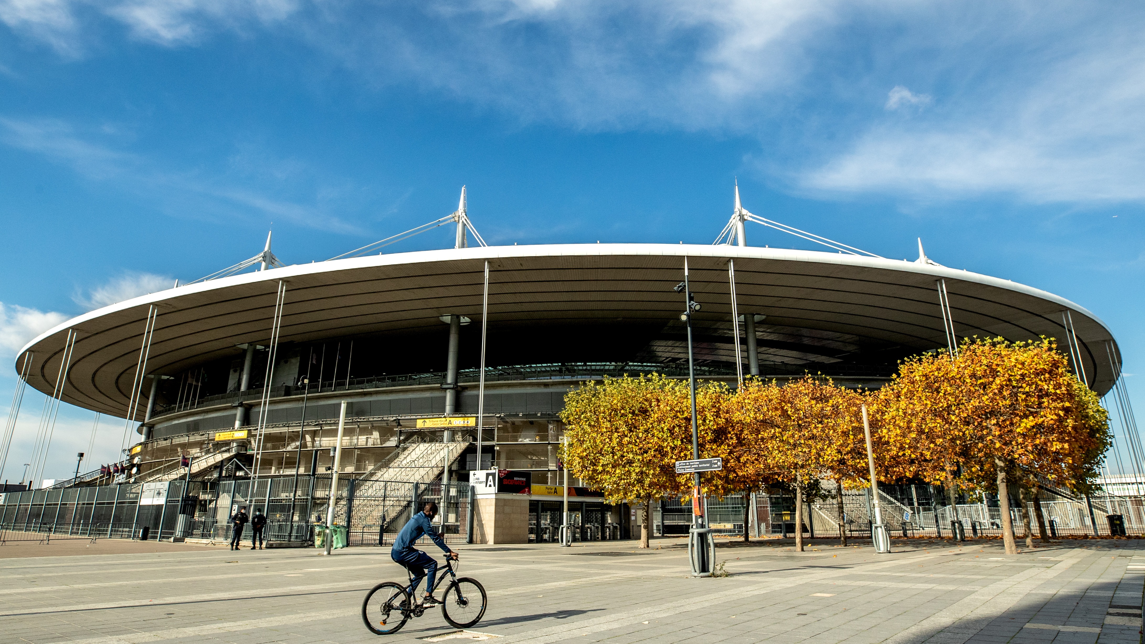An external view of the Stade de France, Paris.