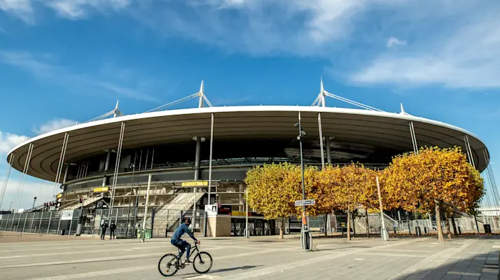 An external view of the Stade de France, Paris.
