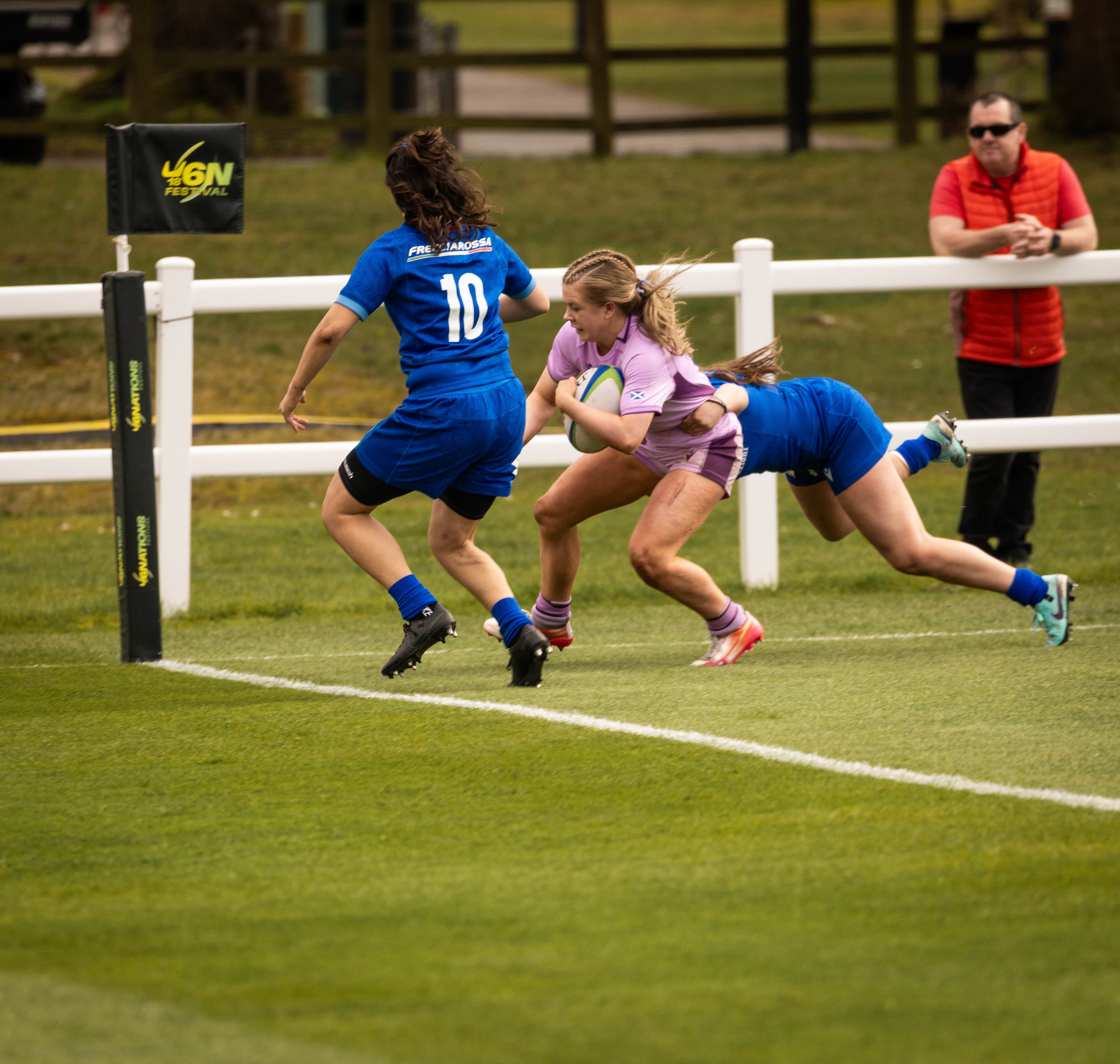 Italy take on Scotland in the first match of the 2026 U18 Women's Six Nations Festival
