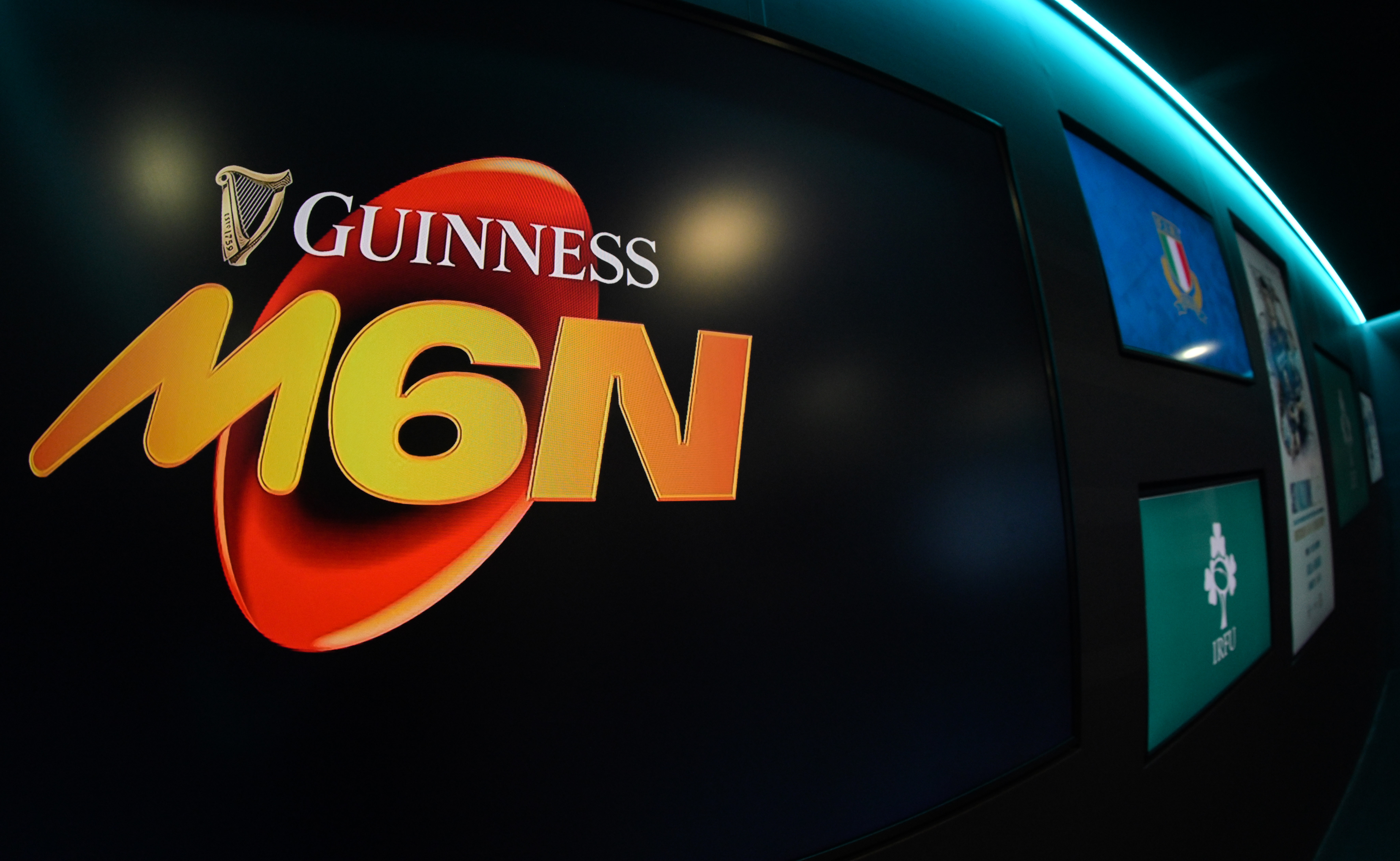 A view of the 2025 Guinness Men's Six Nations branding.