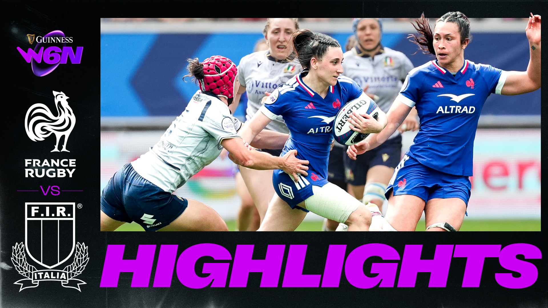HIGHLIGHTS | France v Italy | Nervy first 40, but the scoreboard builds in the second half! 🔥