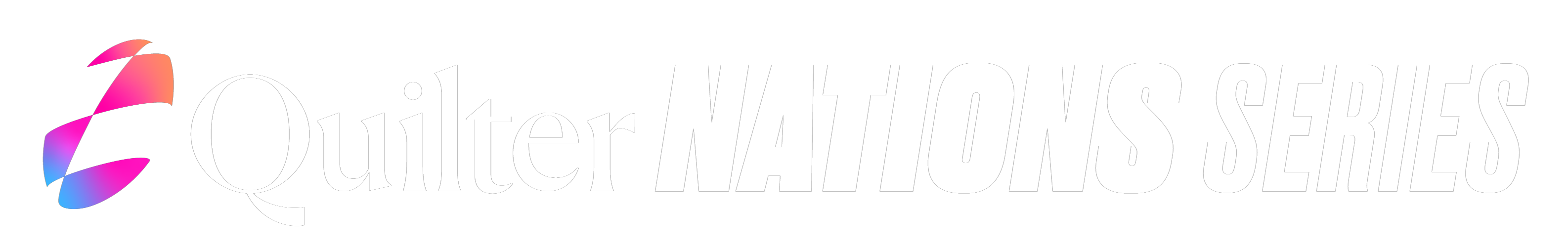 Quilter Nations Series Horizontal Logo