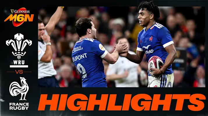HIGHLIGHTS | Wales v France | The Grand Slam hopes are still alive! French rugby is another level!
