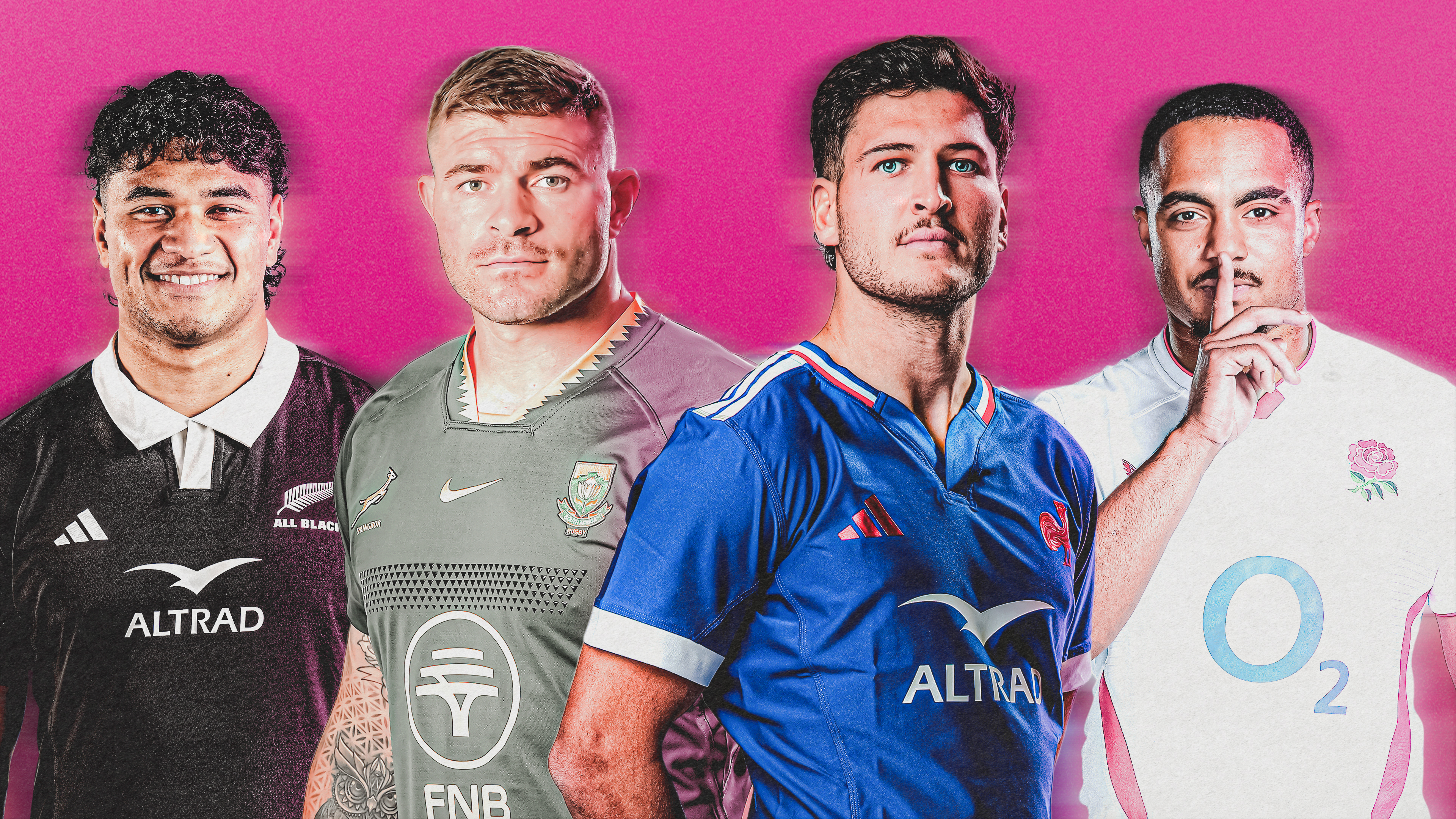 A graphic featuring all four Player of the Week nominees from the fourth week of the Quilter Nations Series.