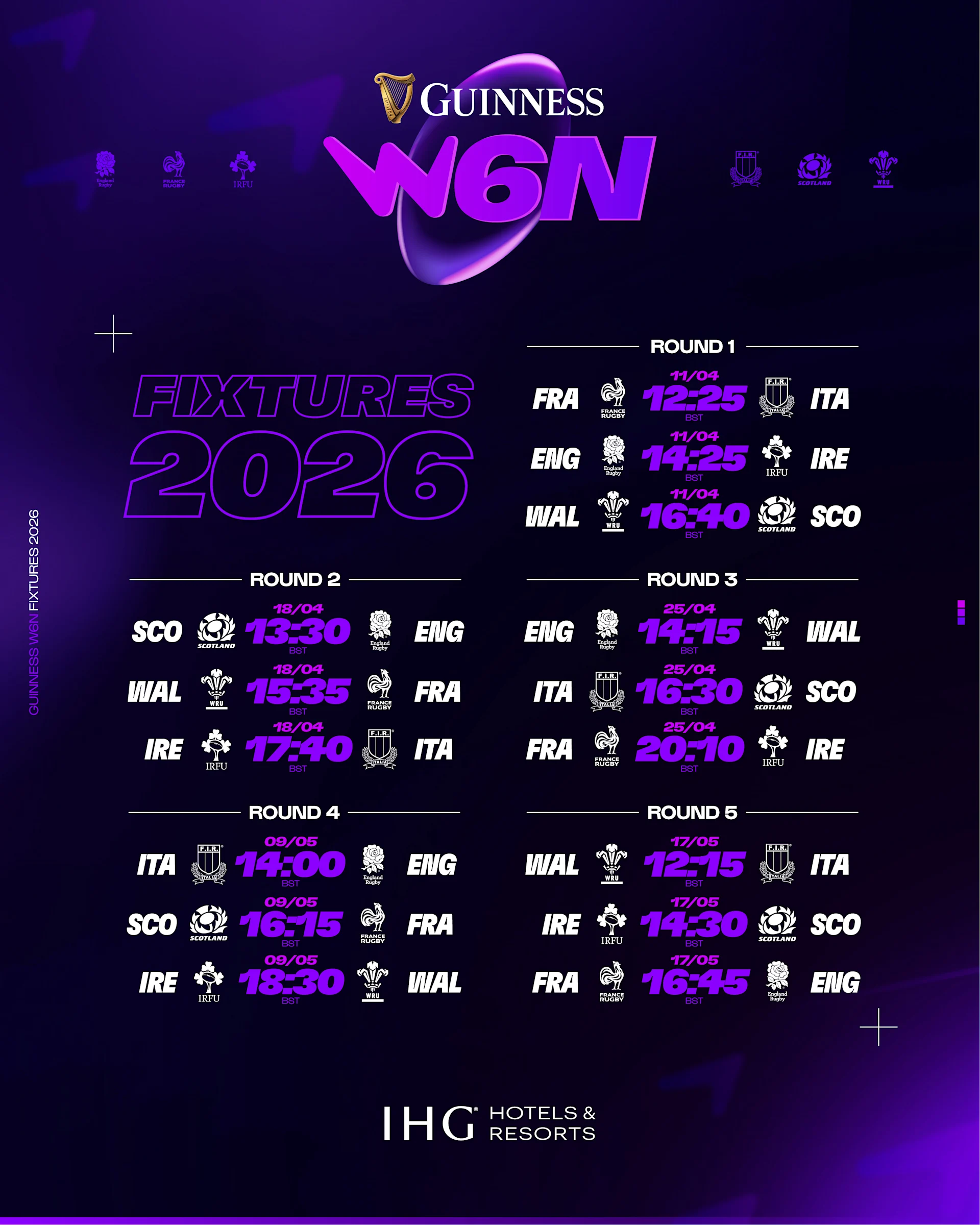 6 Nations Fixtures 2023 Schedule 6 Nations Fixtures 2023 Schedule