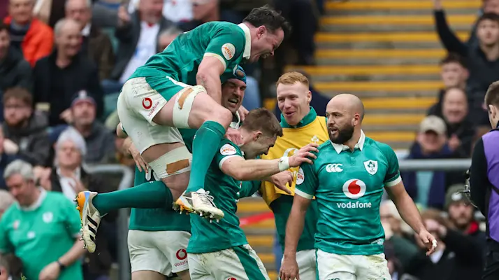 England v Ireland - Jamison Gibson-Park celebration