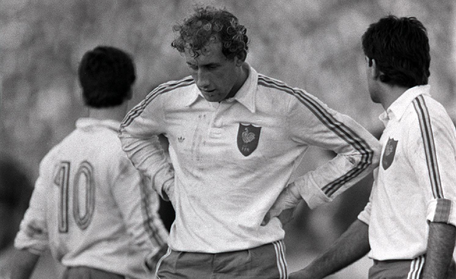 Alain Carminati of France in the team's 1989 jersey.