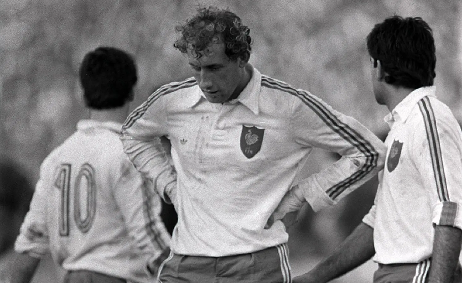 Alain Carminati of France in the team's 1989 jersey.