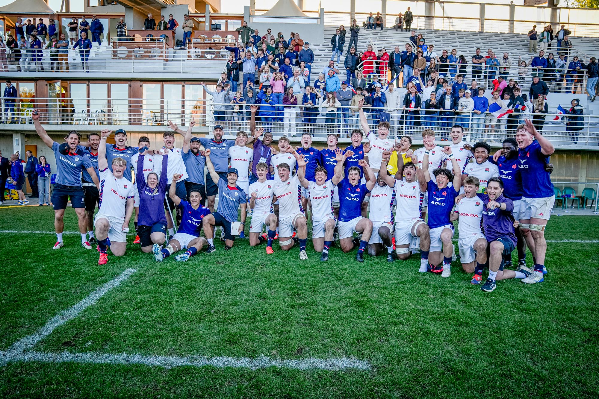 France and England U18s