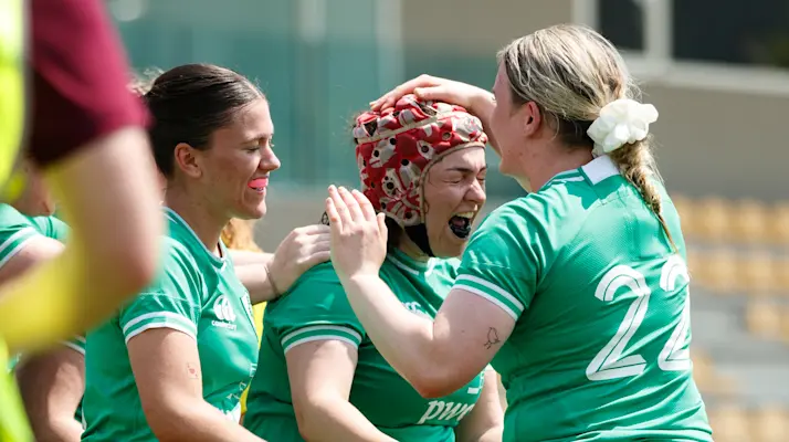 Kelly Burke celebration