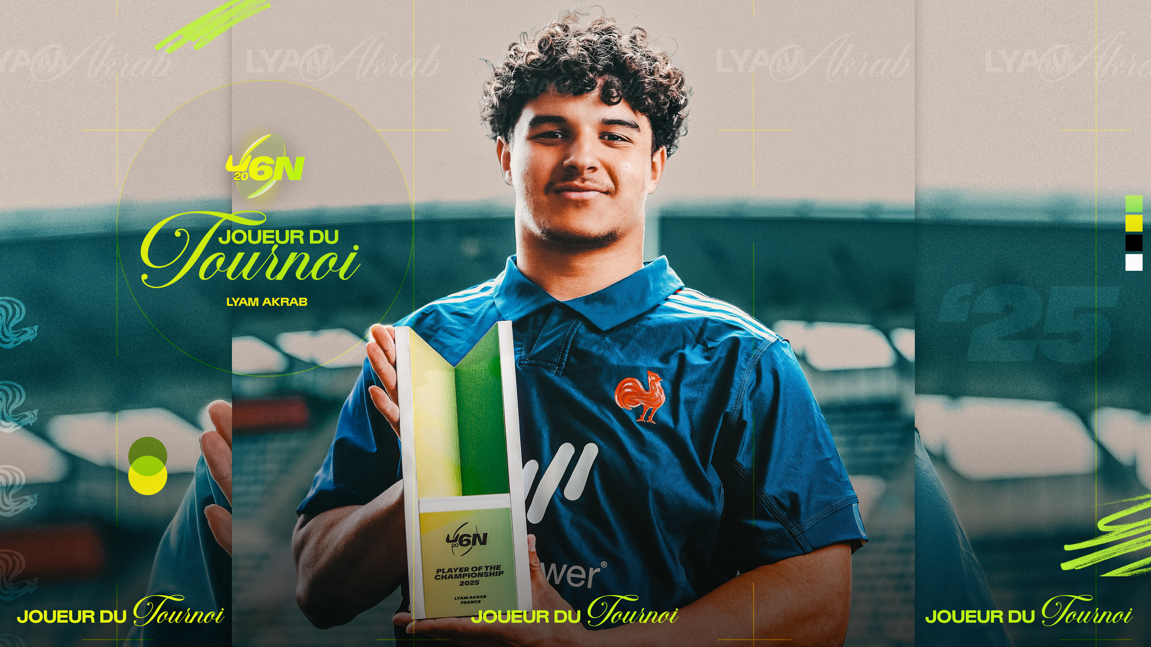 Lyam Akrab, meilleur joueur > U6N 2025