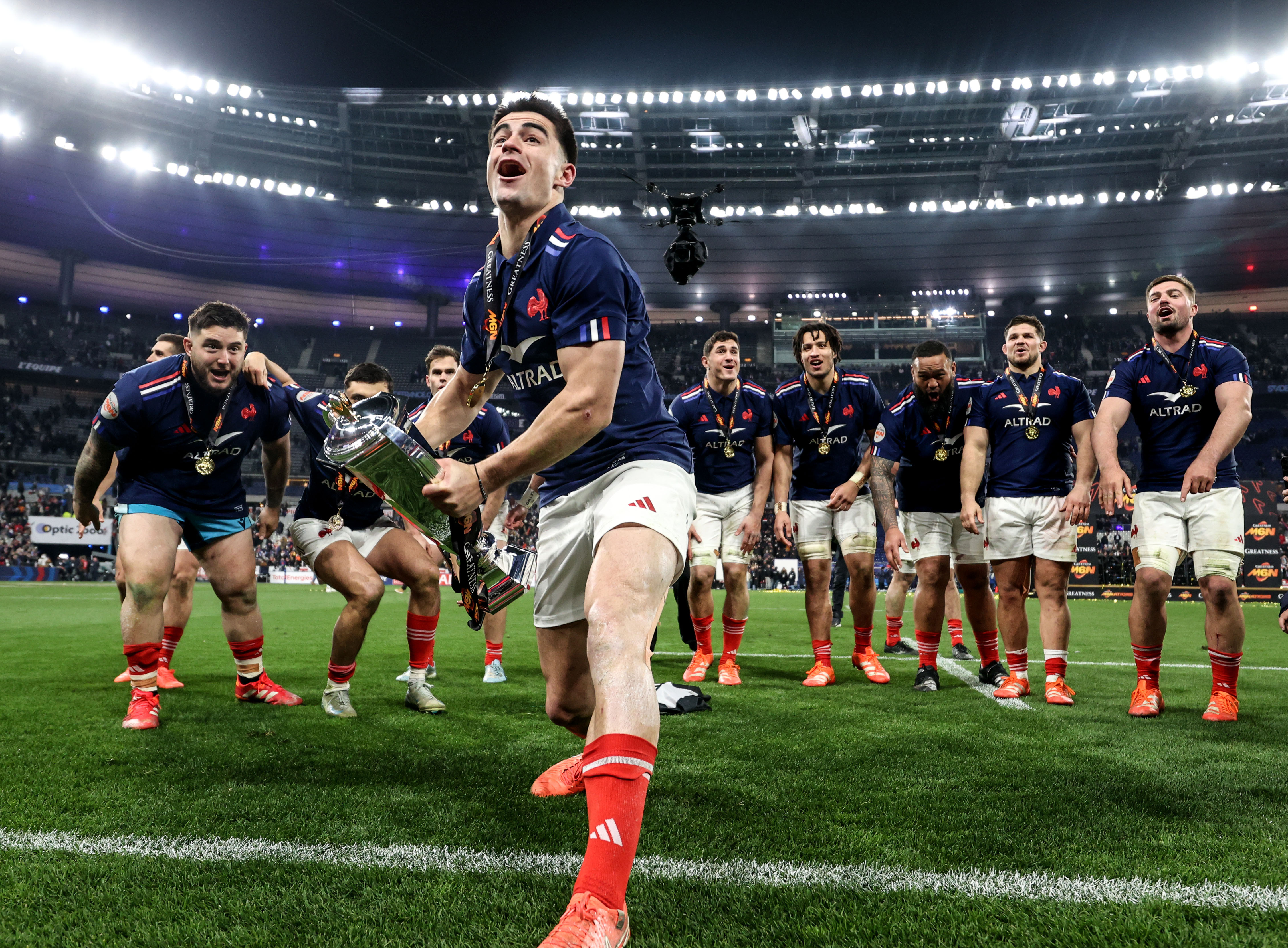 France's Nolann Le Garrec after the 2025 Guinness Six Nations Championship Round 5 game between France and Scotland in the Stade de France, Paris, France, Saturday, March 15, 2025 (Photo by Dan Sheridan / Inpho)