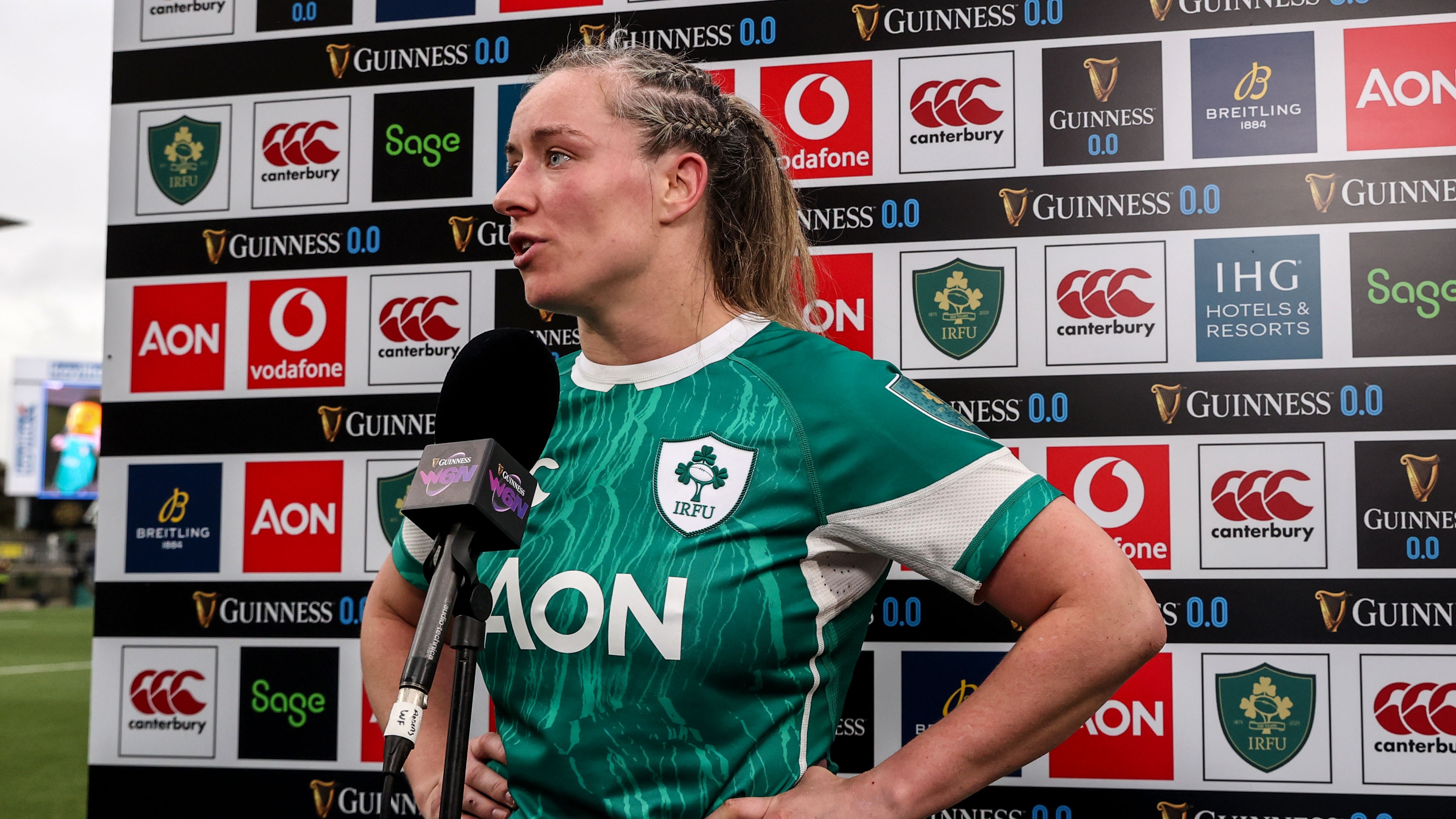 Edel McMahon post-France interview W6N 2025