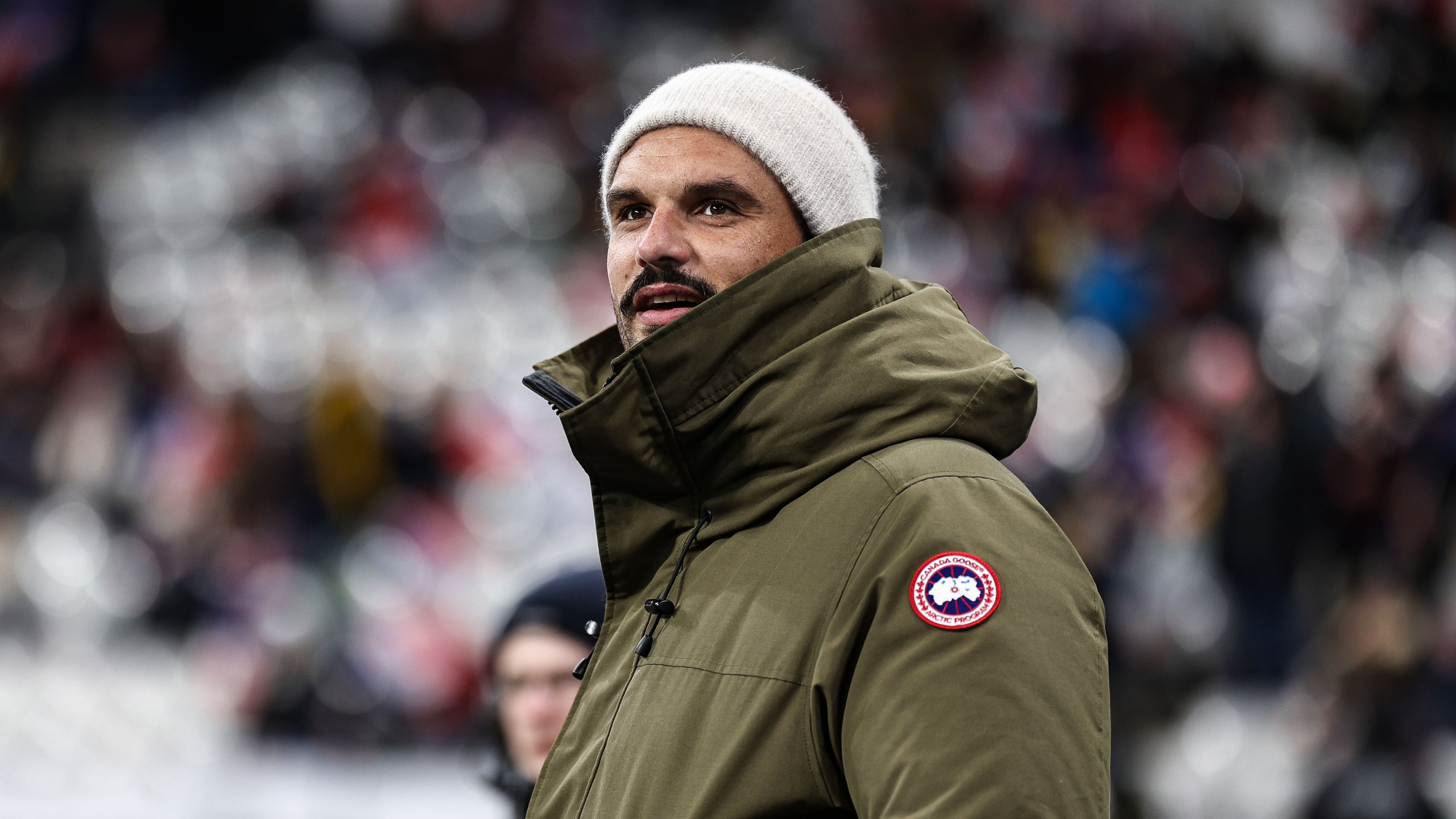 Florent Manaudou at the France v Australia match in the 2025 Quilter Nations Series.