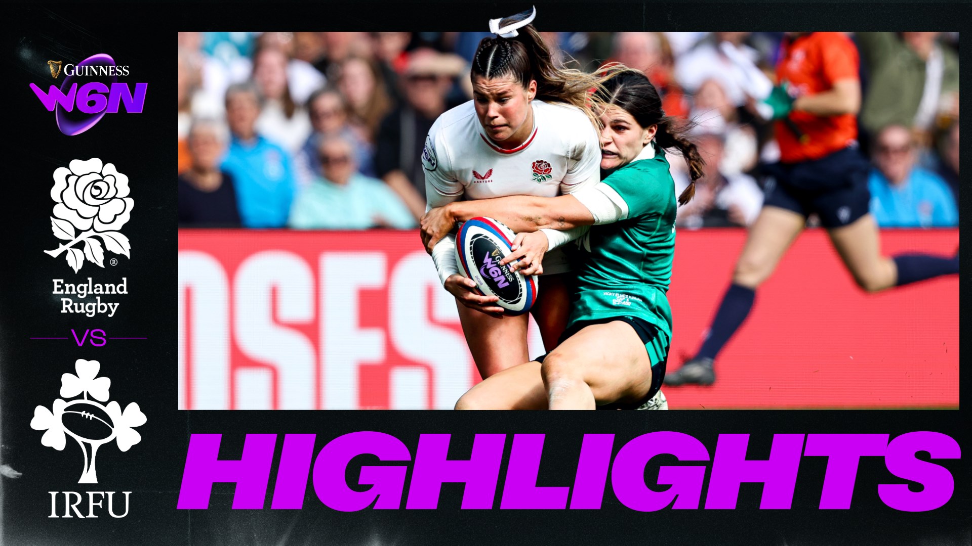 HIGHLIGHTS | England v Ireland | A huge battle in front of a mega crowd!