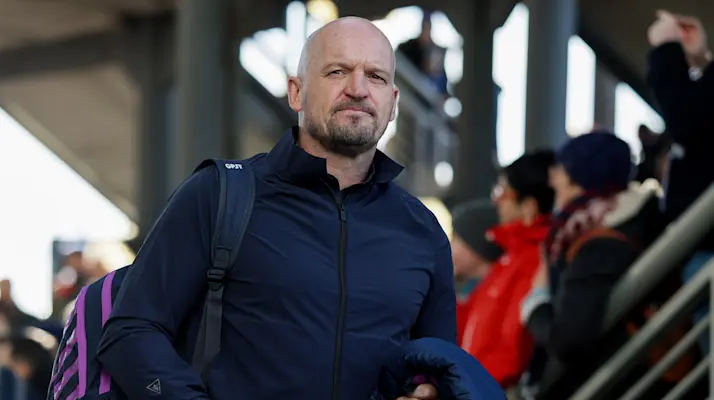 Gregor Townsend arrives at Murrayfield for Scotland's 2026 Championship meeting with France.