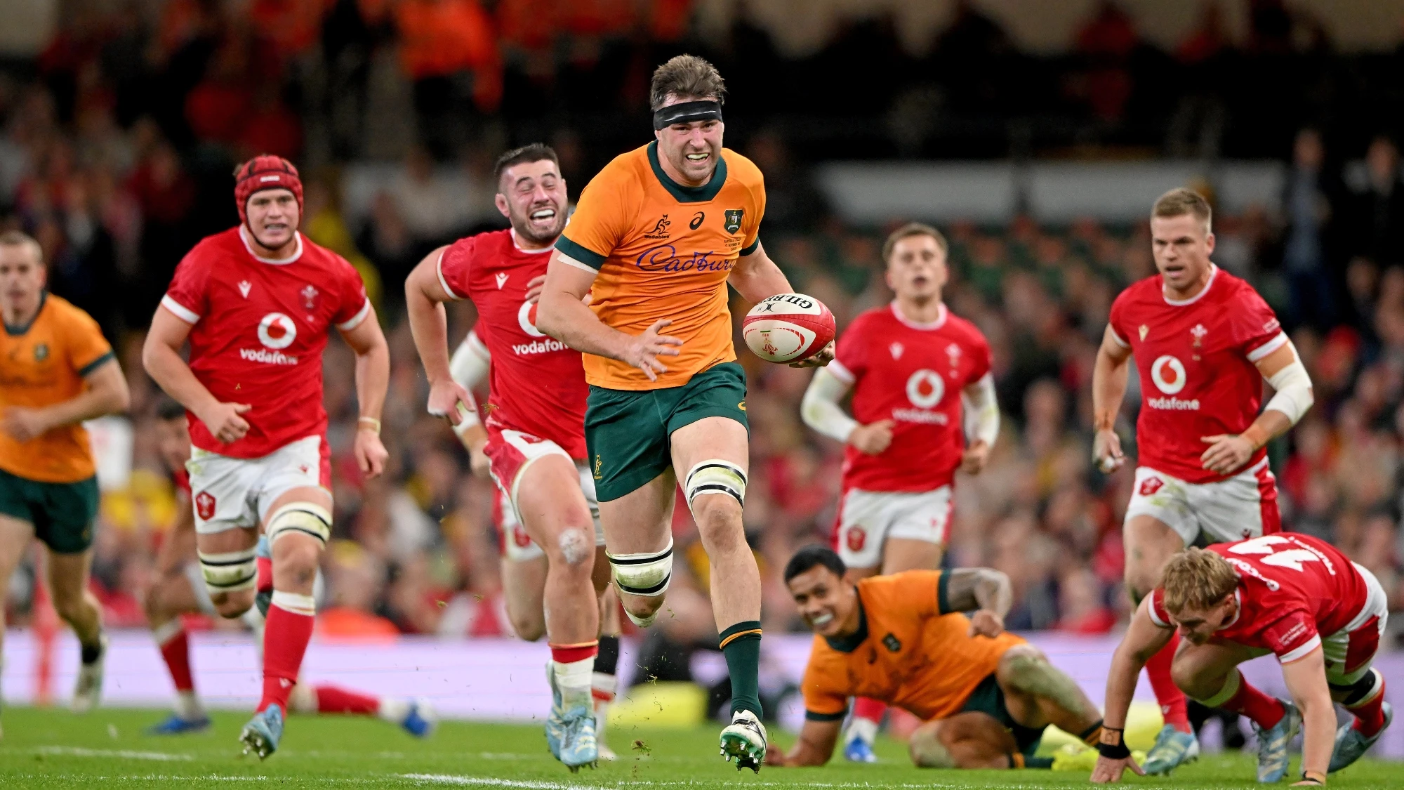 Nicholas Frost Rugby Wales 20 v Australia 52 - 17 November 2024 - Autumn Rugby - undefined