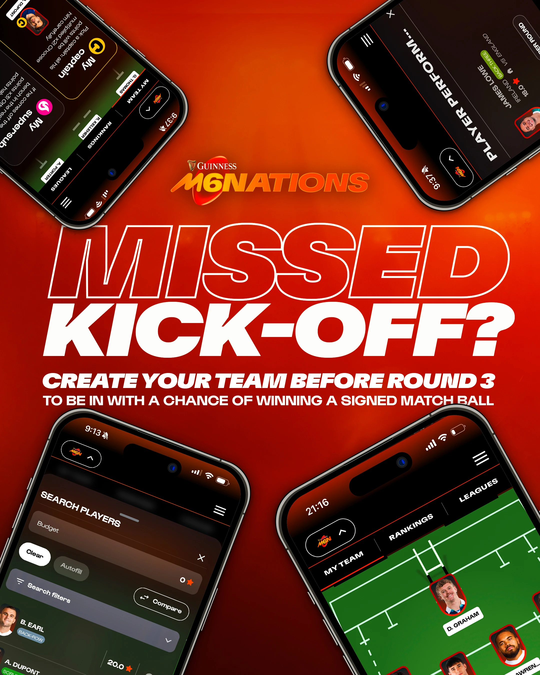 Fatasini Rugby Six Nations Fantasy Rugby: Your second chance at fantasy rugby is here ...