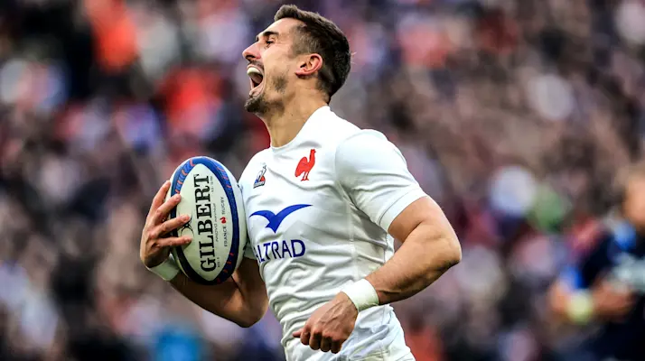 Thomas Ramos France try Scotland