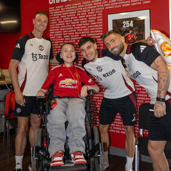 Manchester United players make memories with young fans during a very special Dream Day