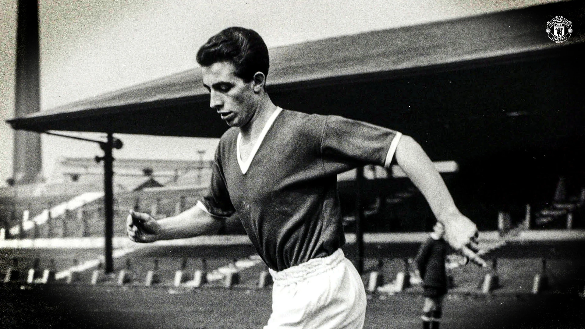 David Pegg Black and White on pitch shot