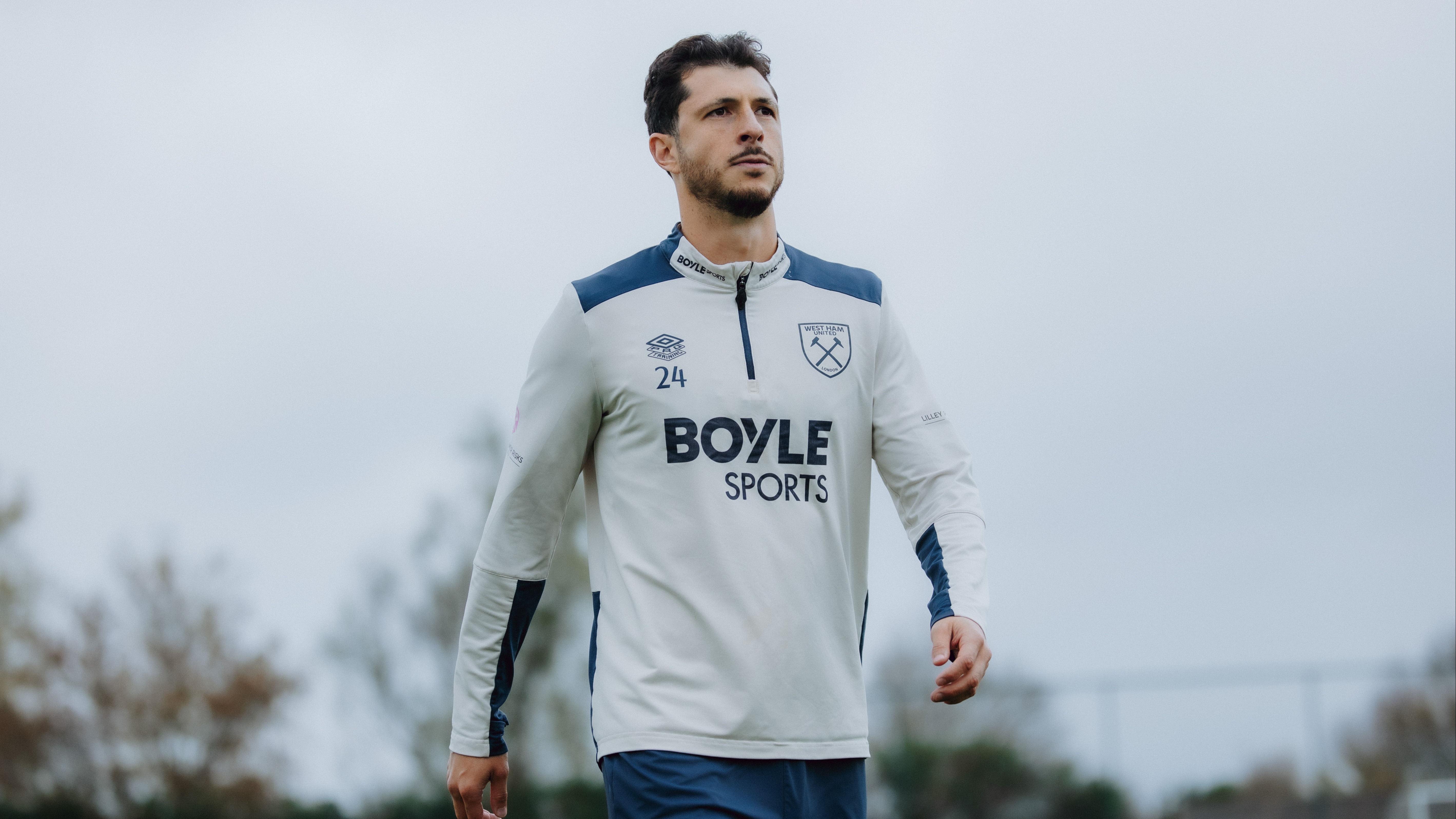 Guido Rodríguez in training 