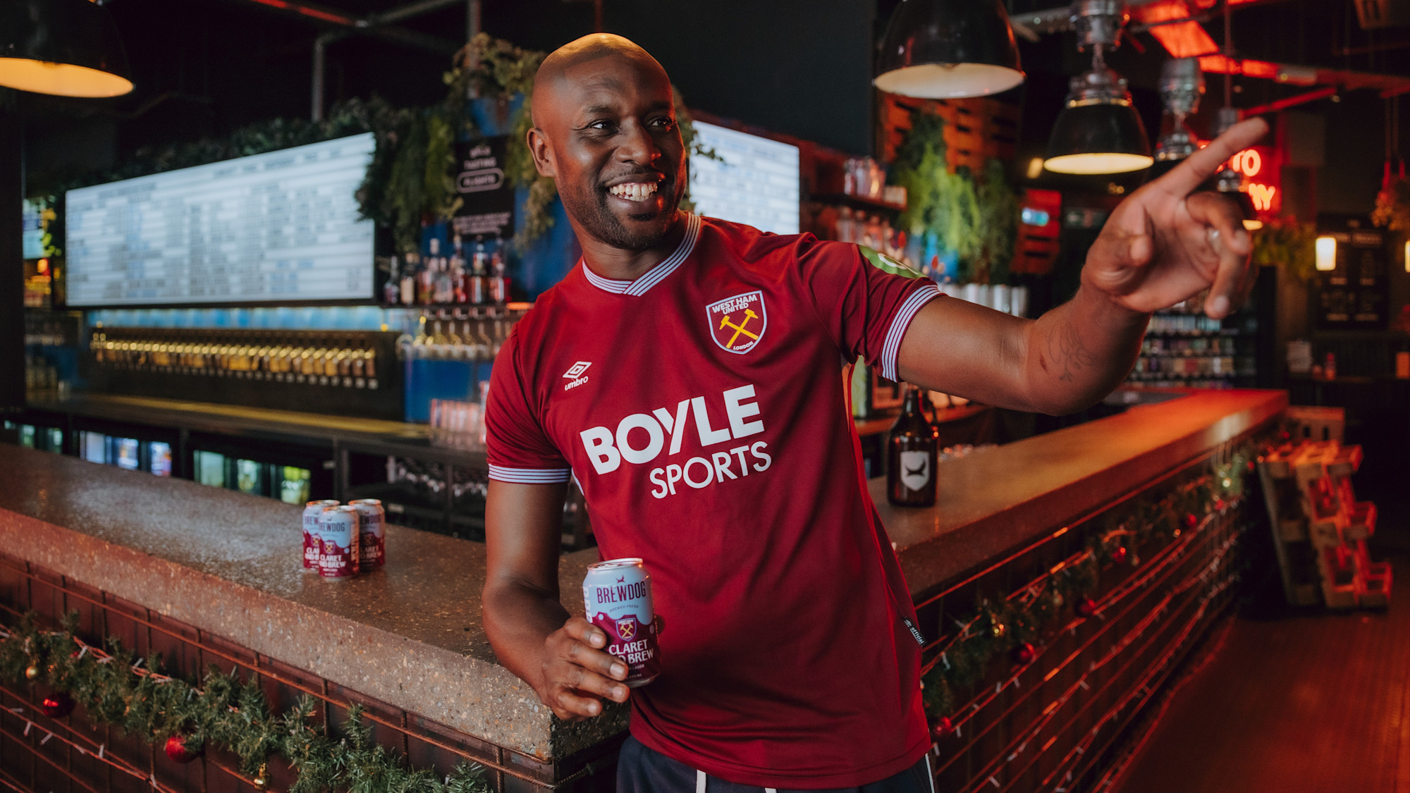 Claret and Brew Carlton Cole