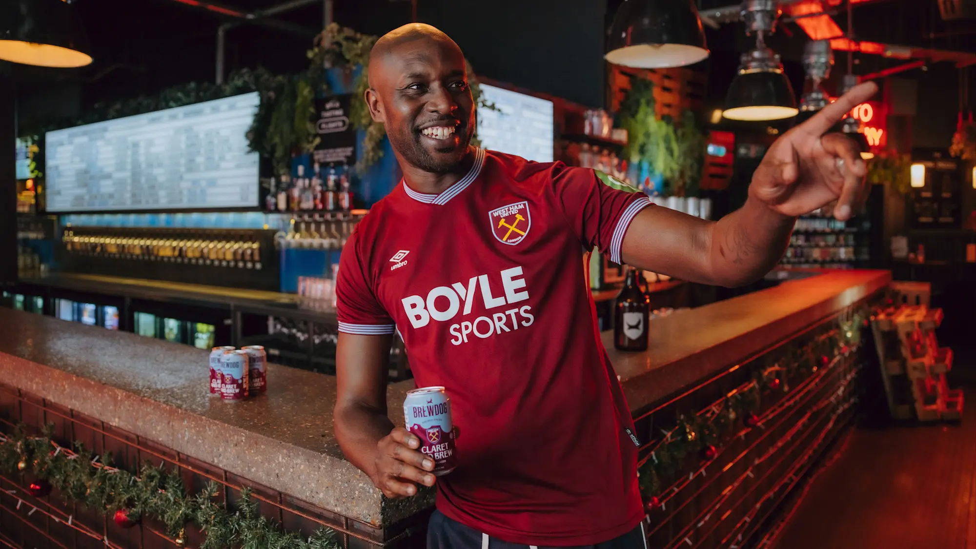 Claret and Brew Carlton Cole