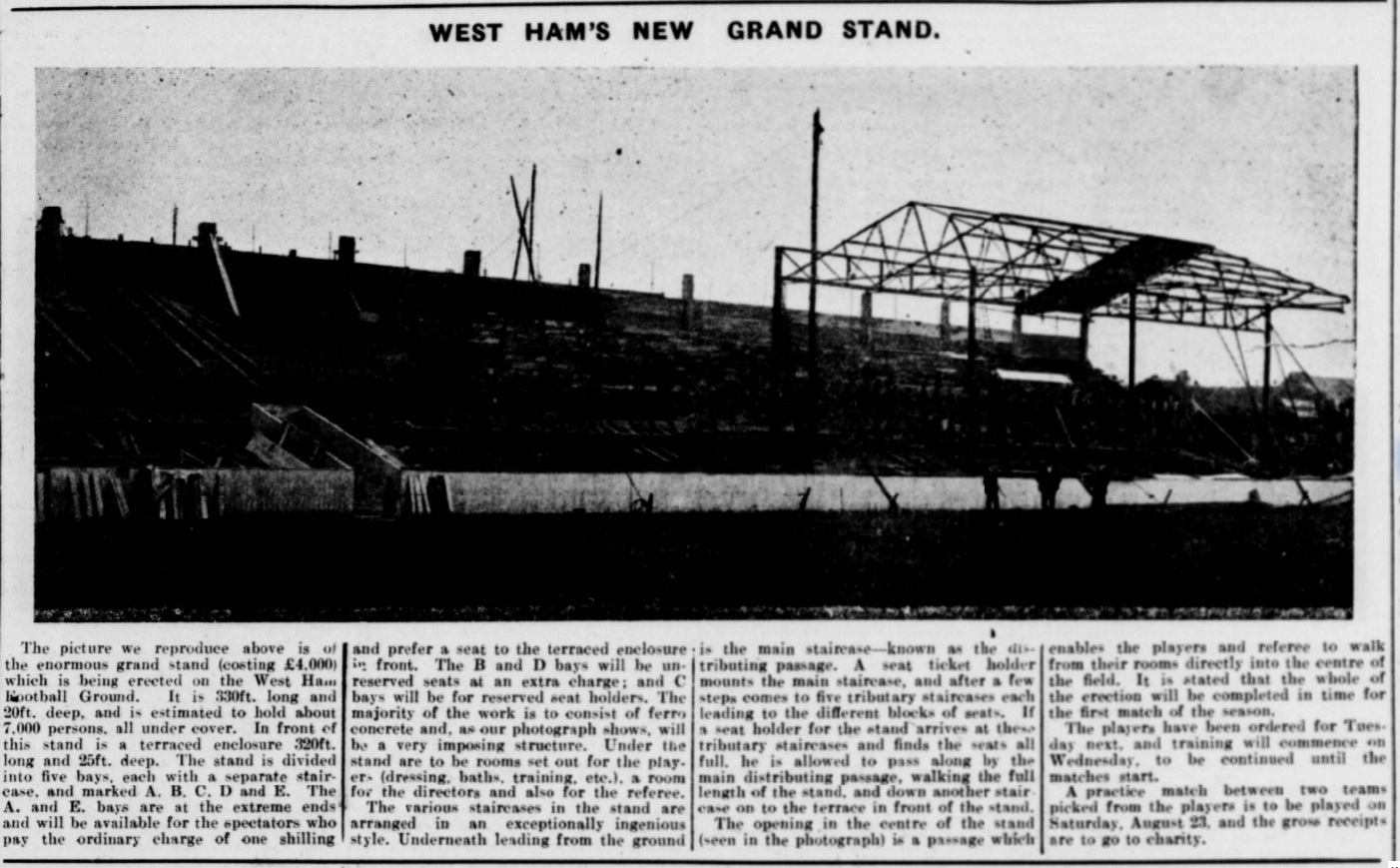 Grand Stand 1913