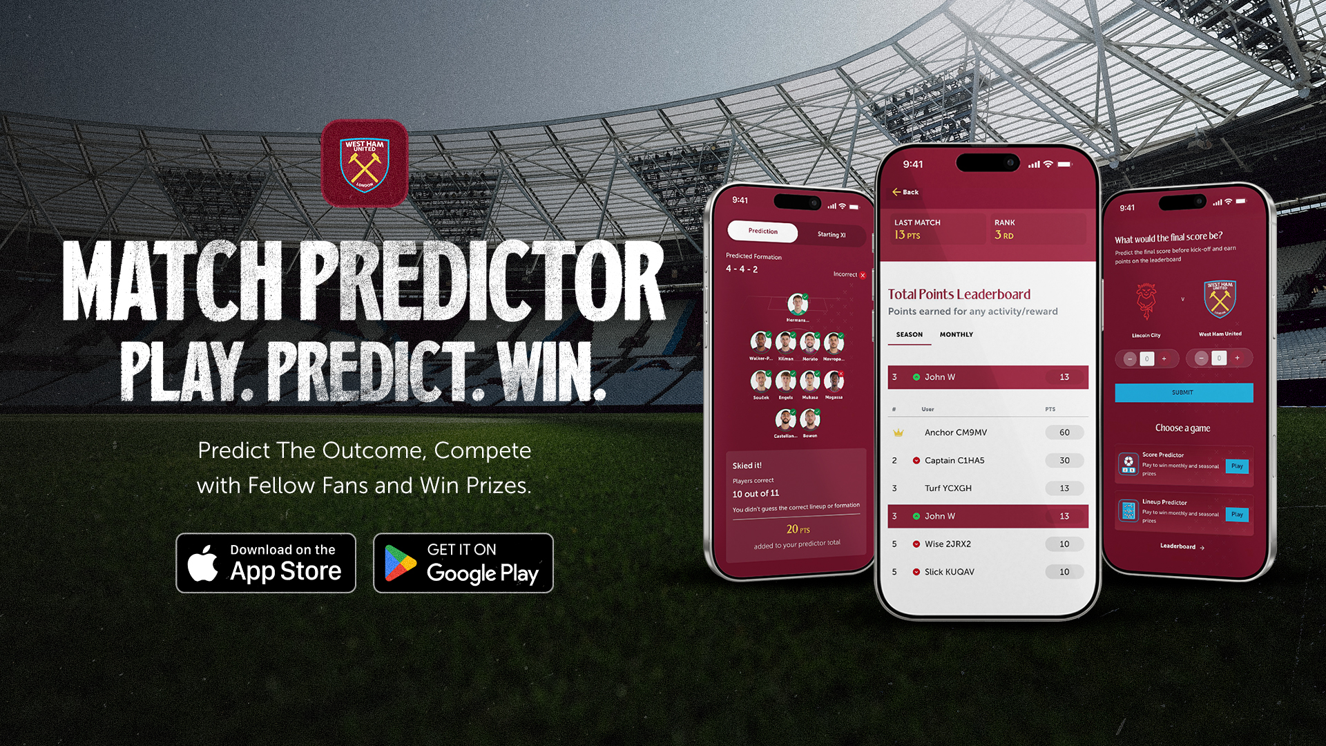 Match predictor 16x9 Lincoln