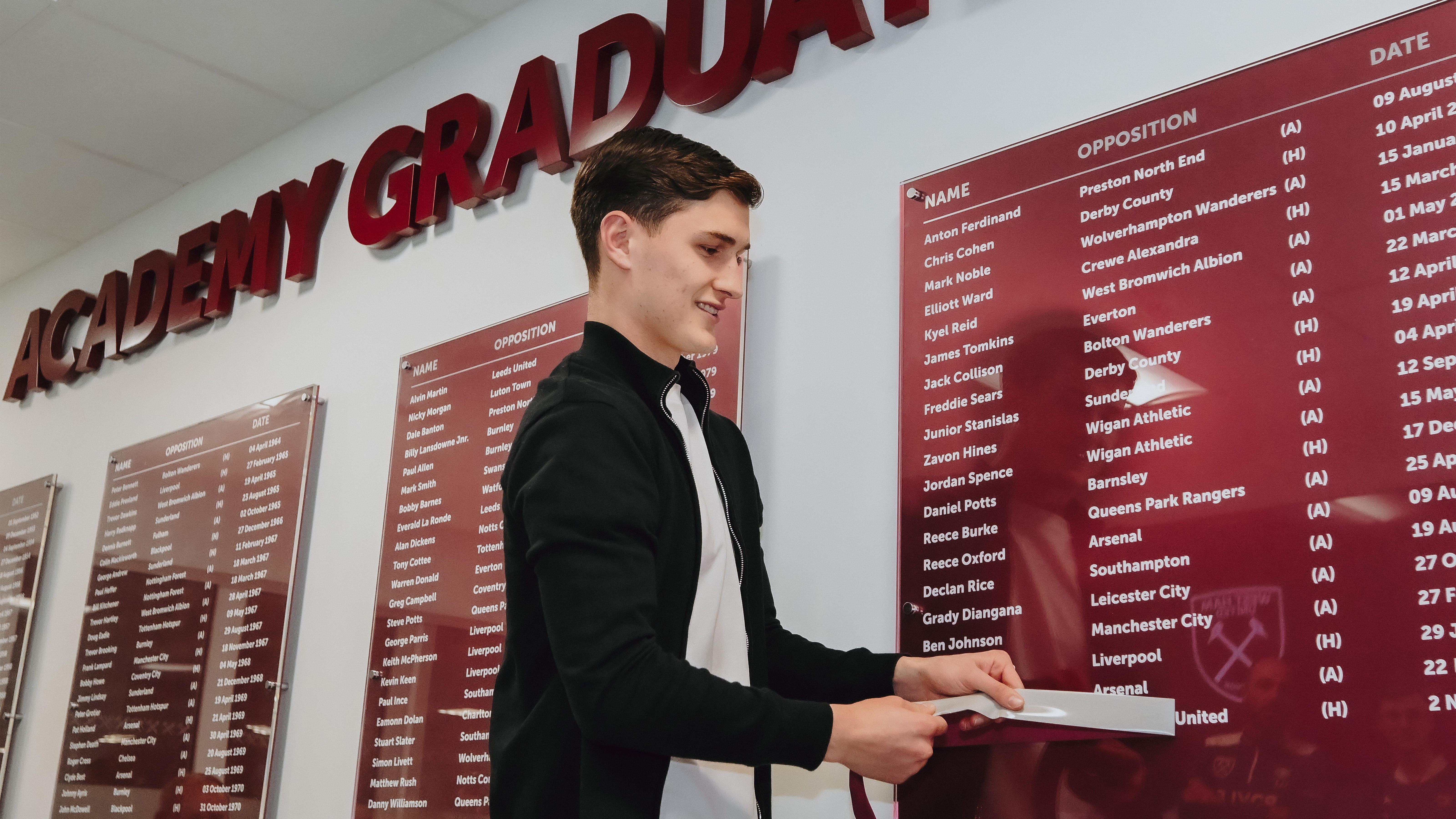 Freddie Potts added to Wall of Graduates