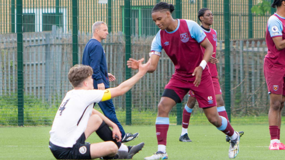 Post-16 Football Education Header Block