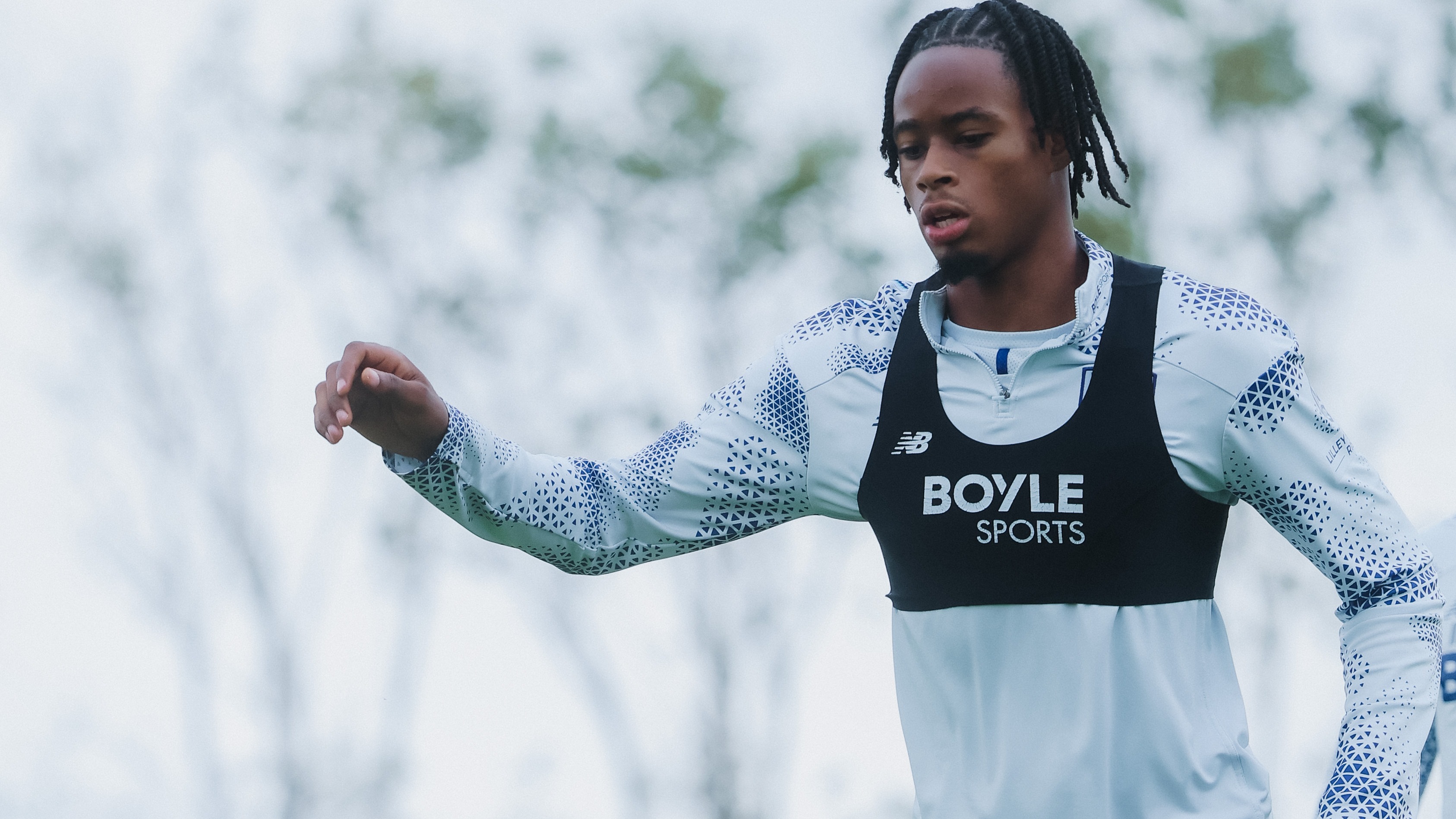 Josh Ajala training