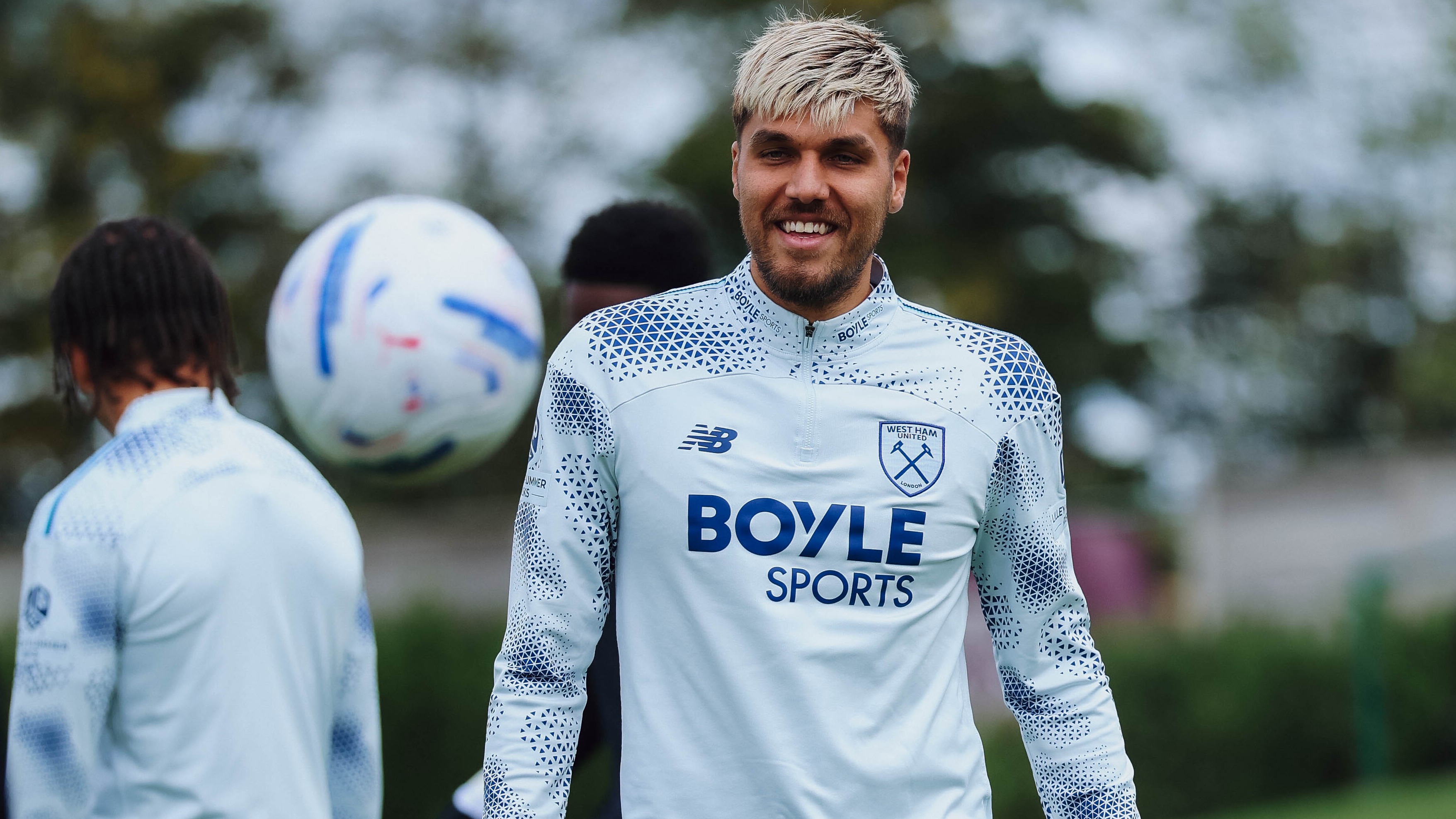 Joel Piroe training