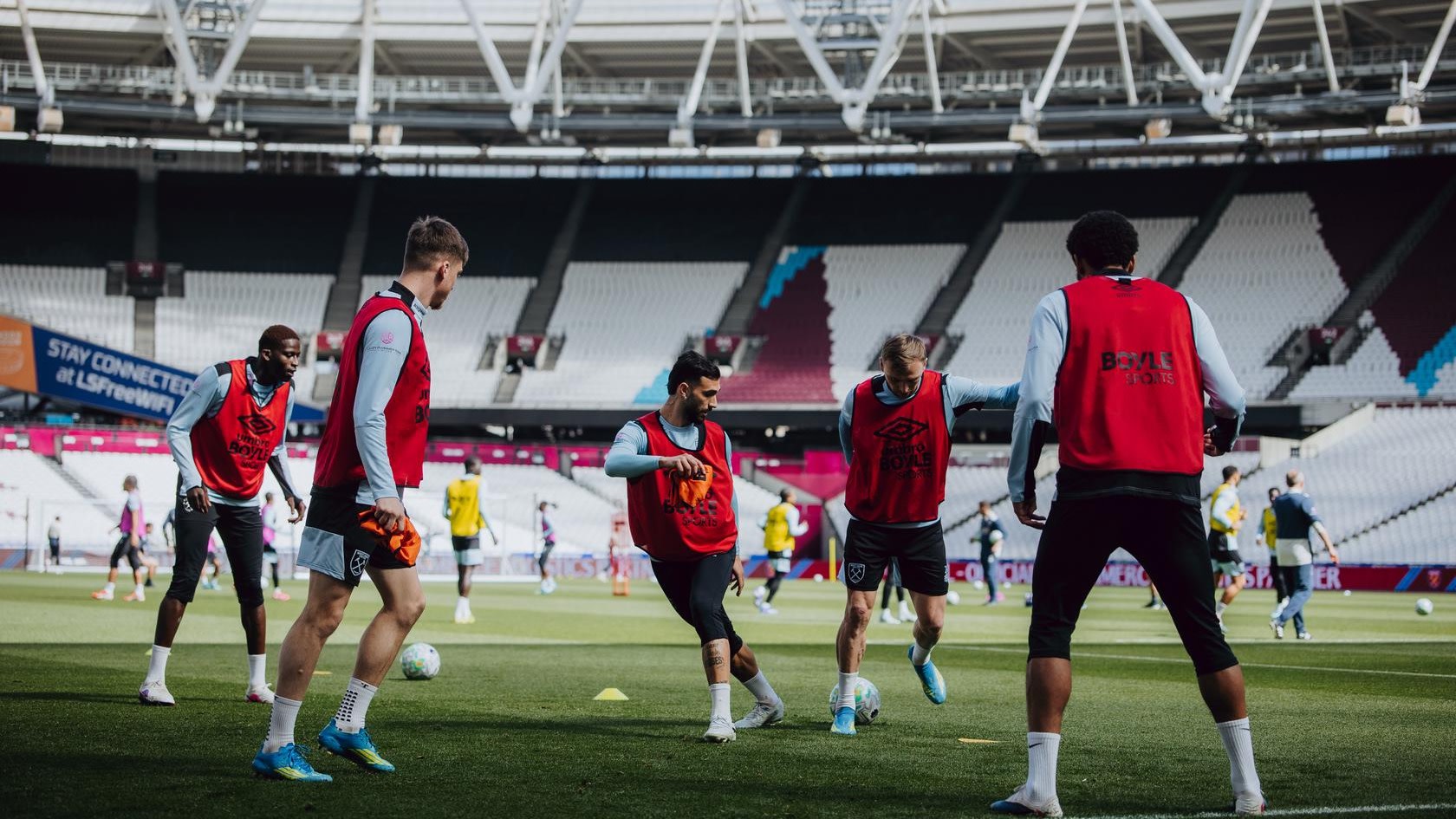 Training at London Stadium