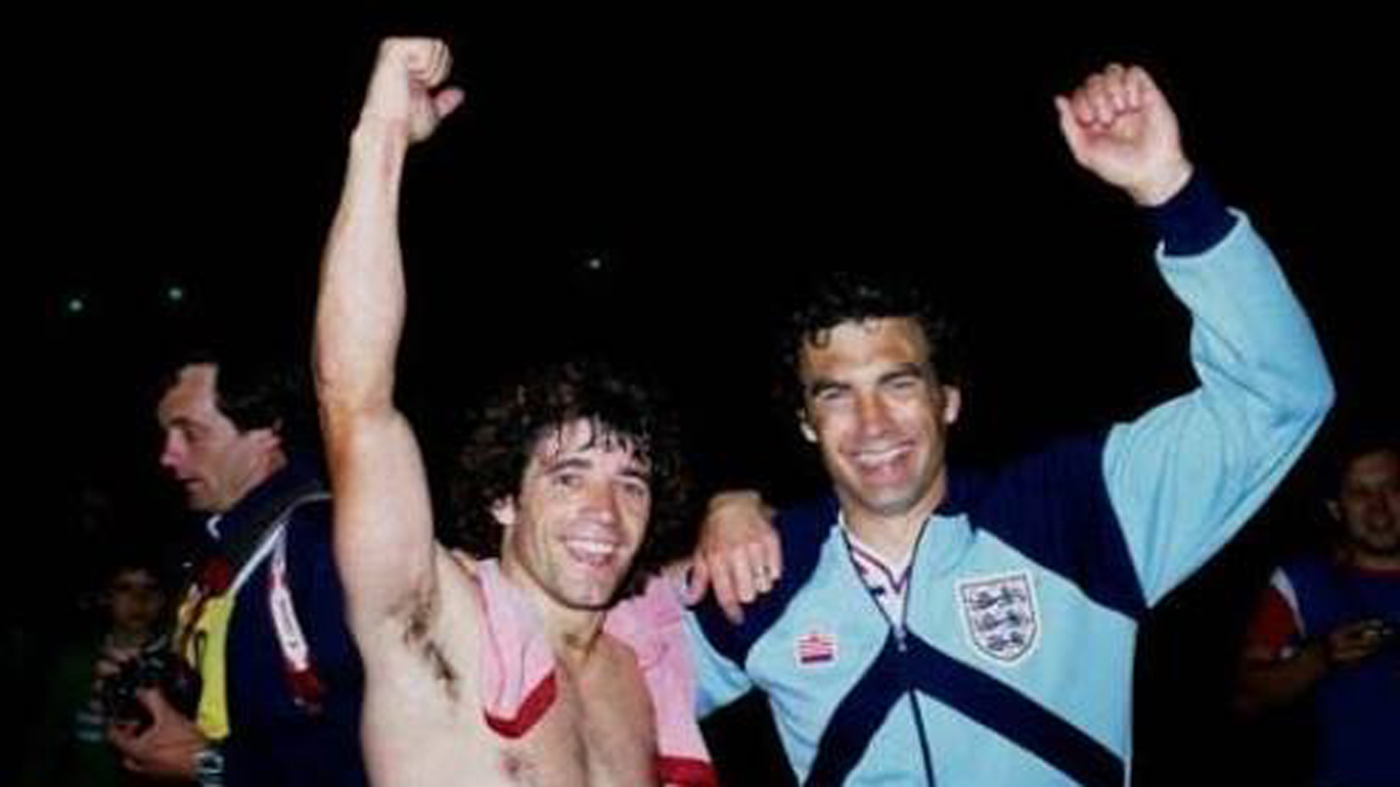Kevin Keegan with Trevor Brooking