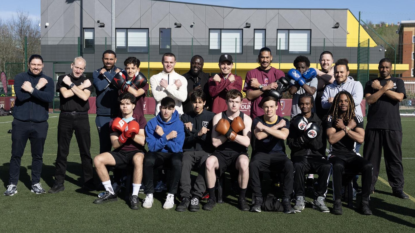 Areola, Ferdinand and Matchroom boxers at The Foundry