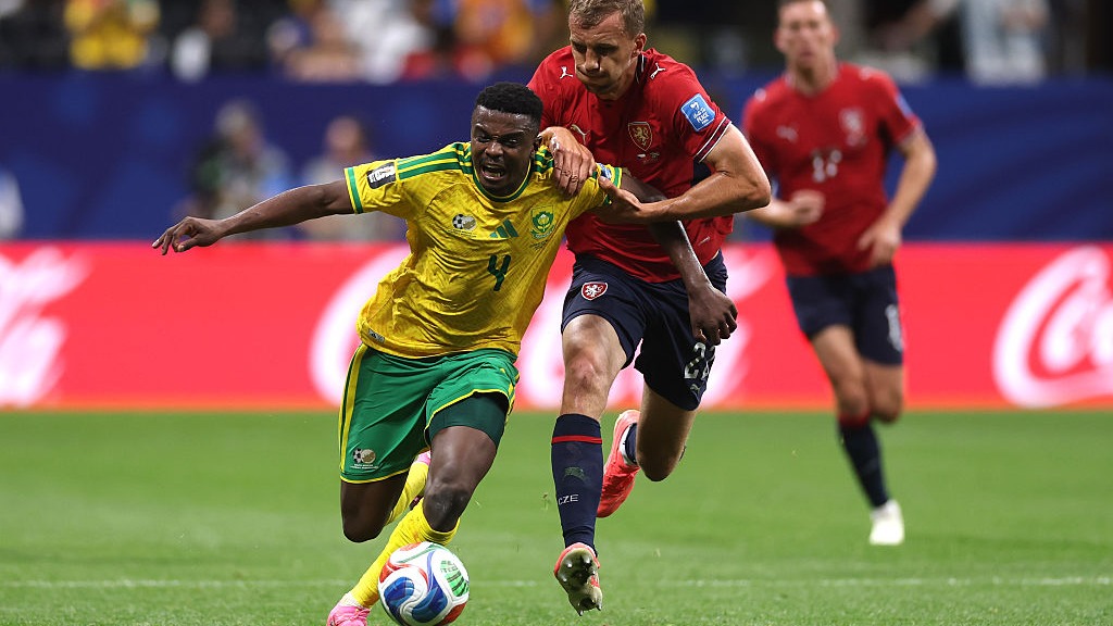 Tomas Soucek in action against South Africa