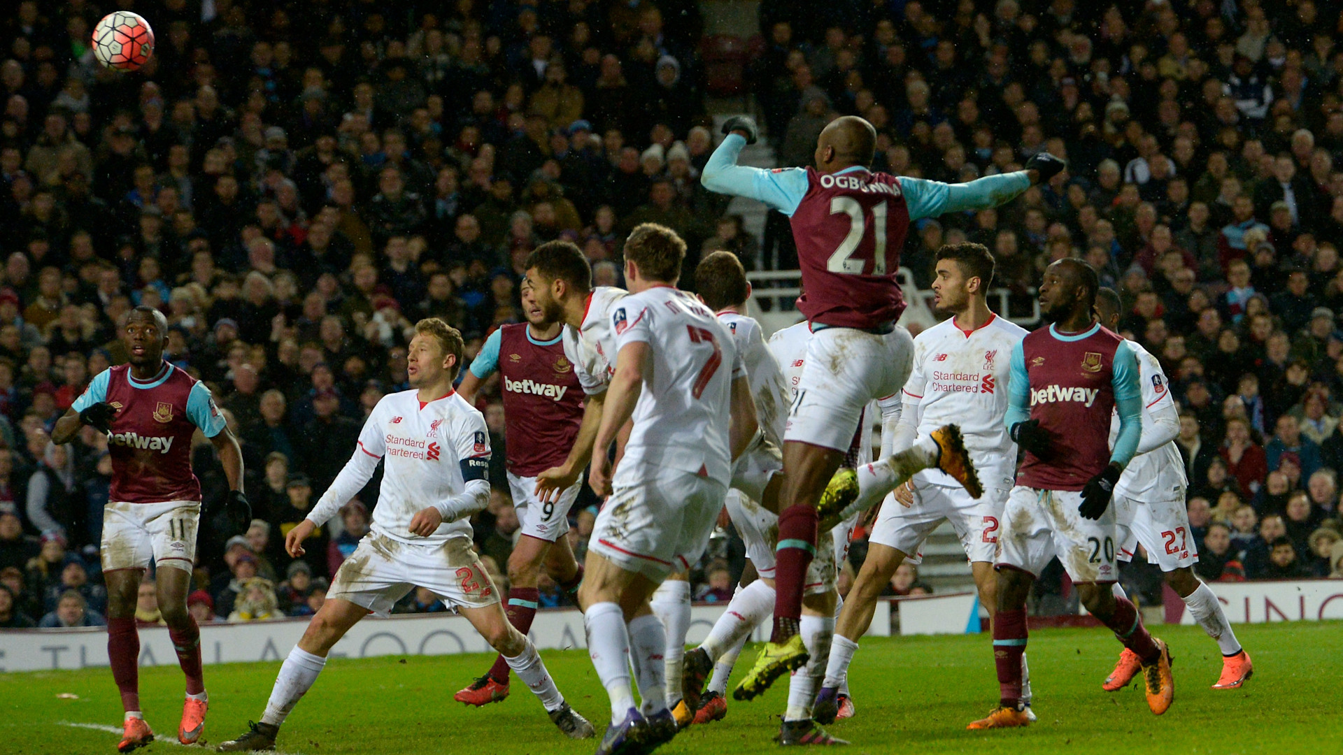 Ogbonna FA Cup goal Liverpool