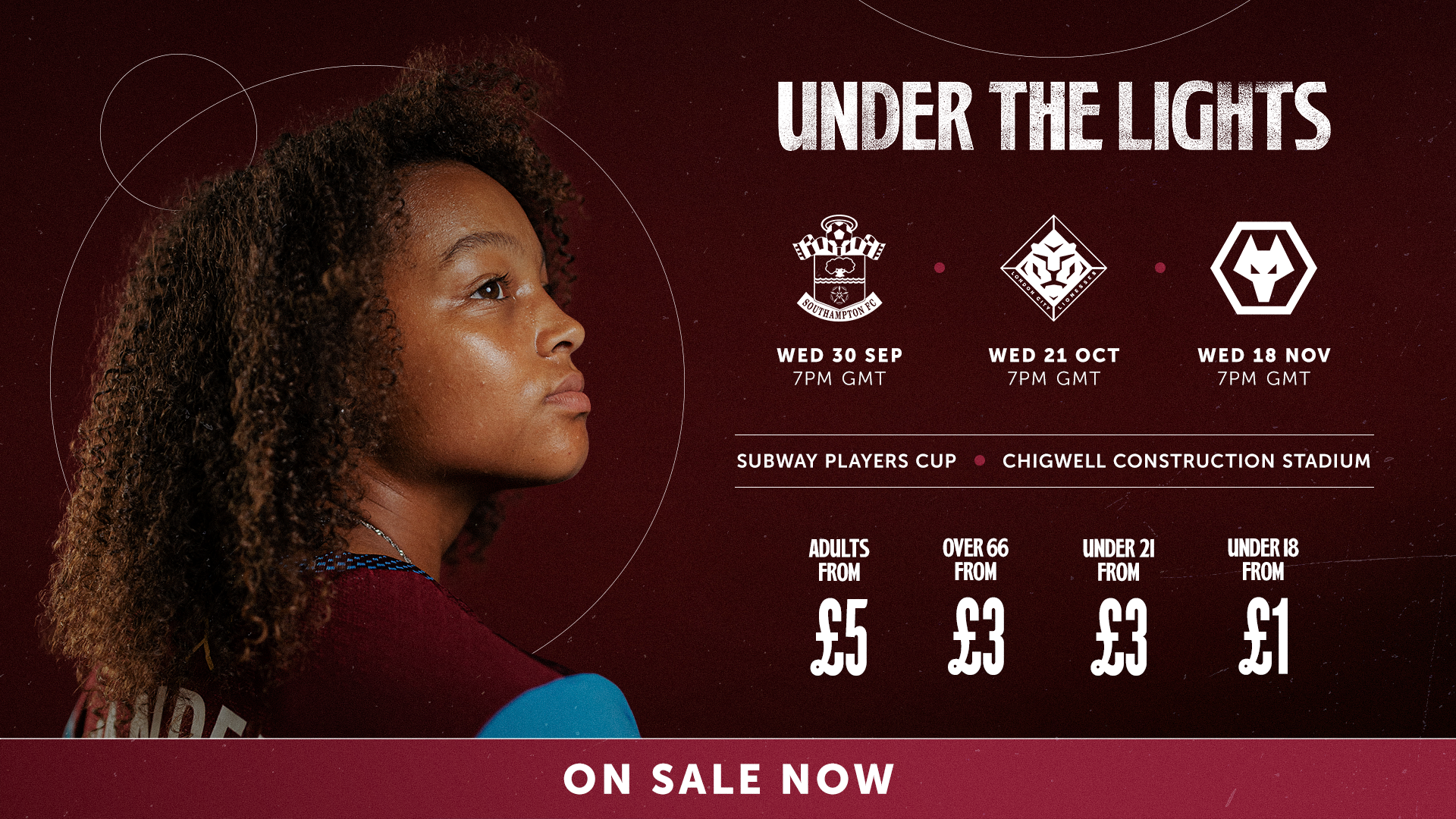 Southampton Players Cup tickets 16x9