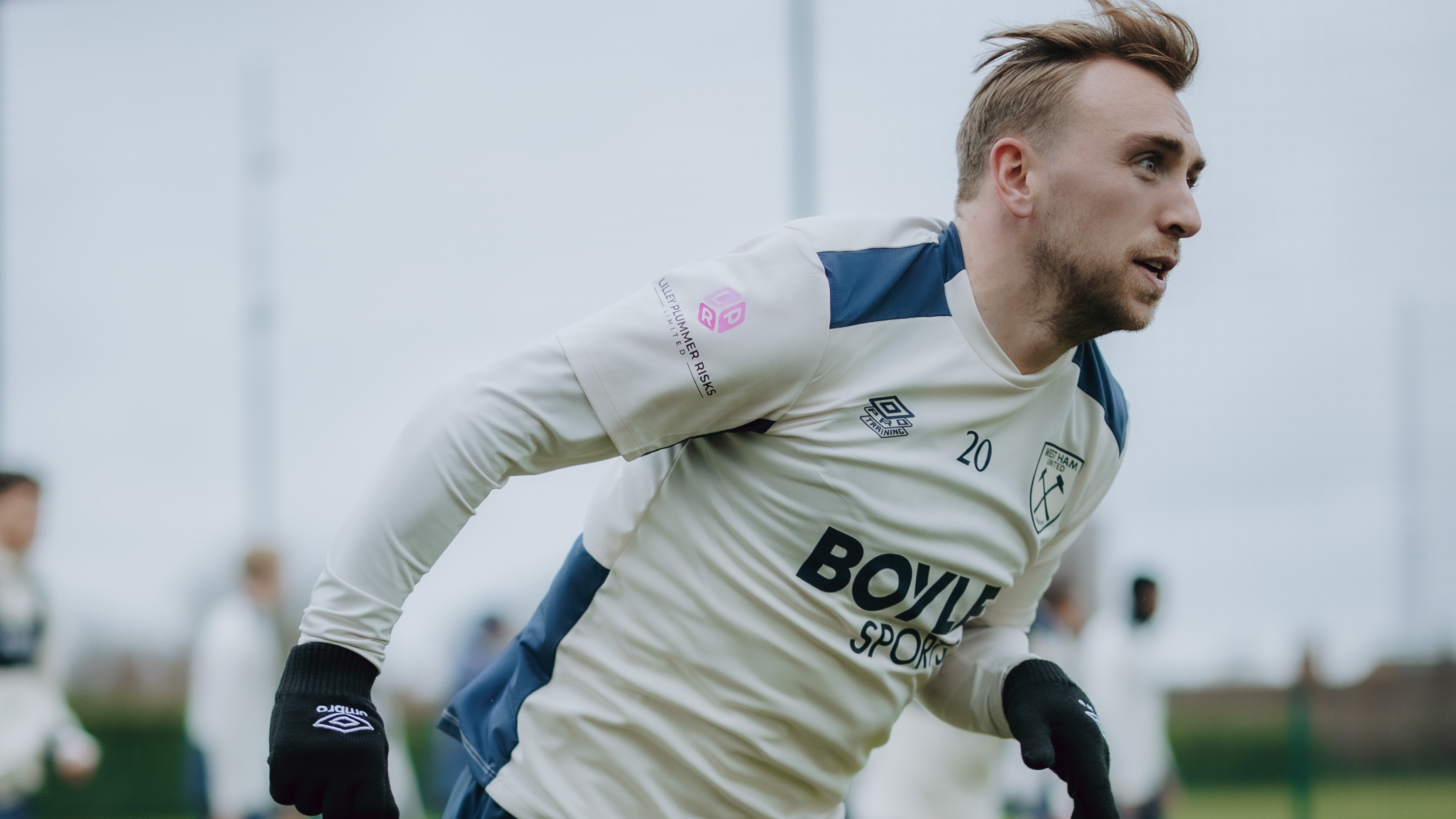 Jarrod Bowen training