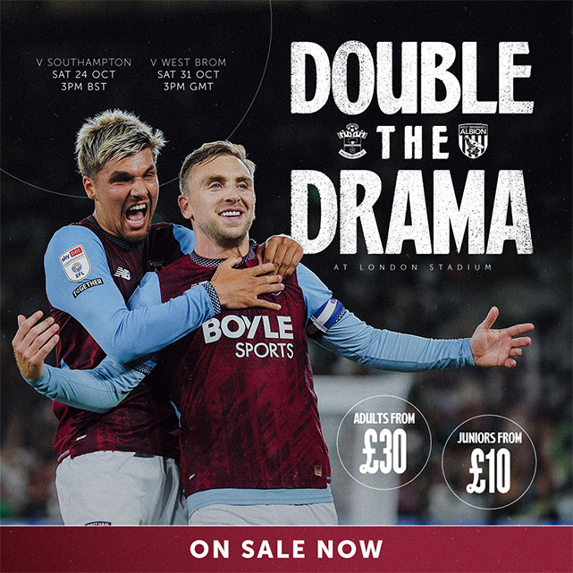Southampton & West Brom tickets promo 1x1
