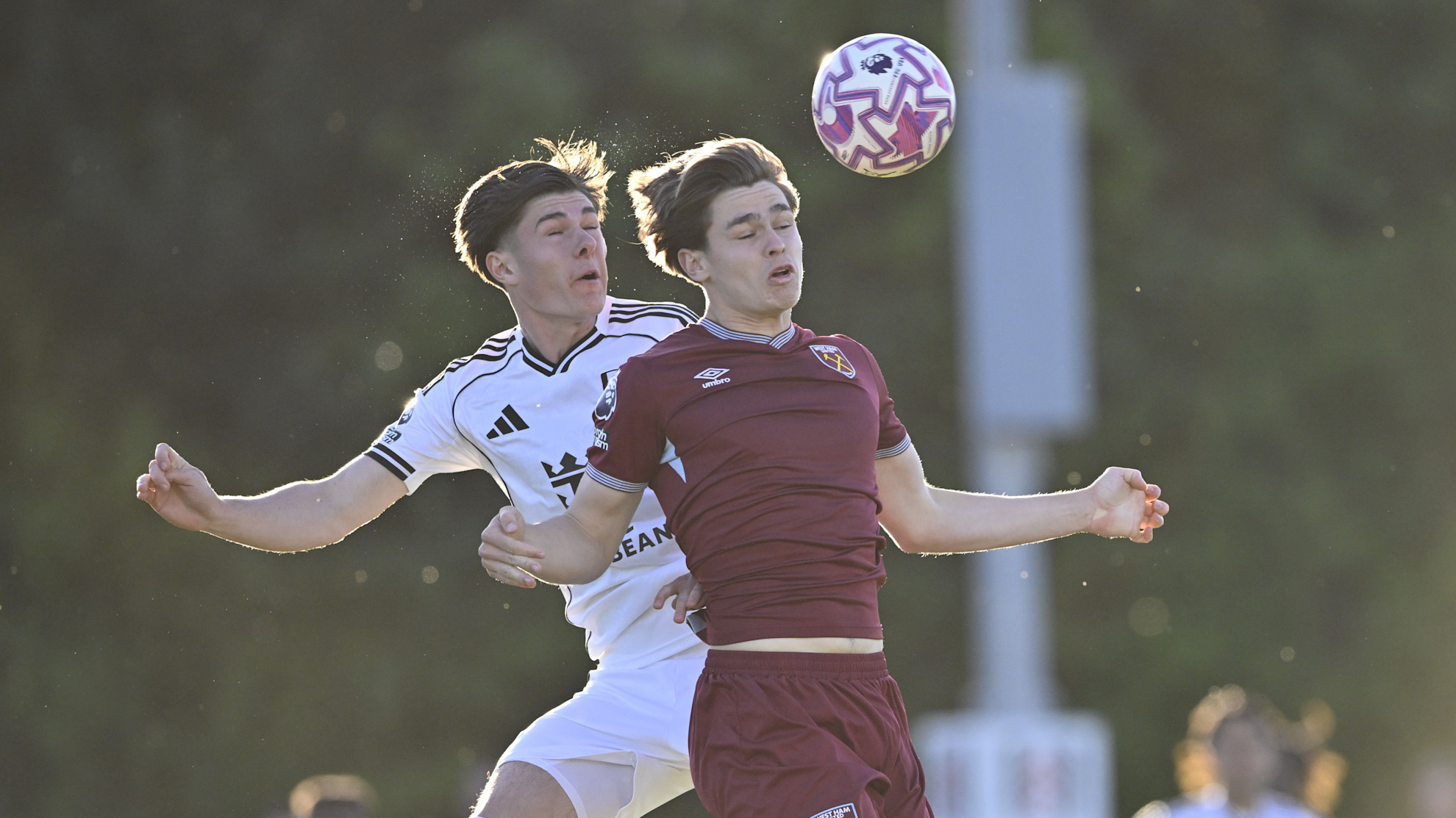 Action from Fulham v West Ham United U21s