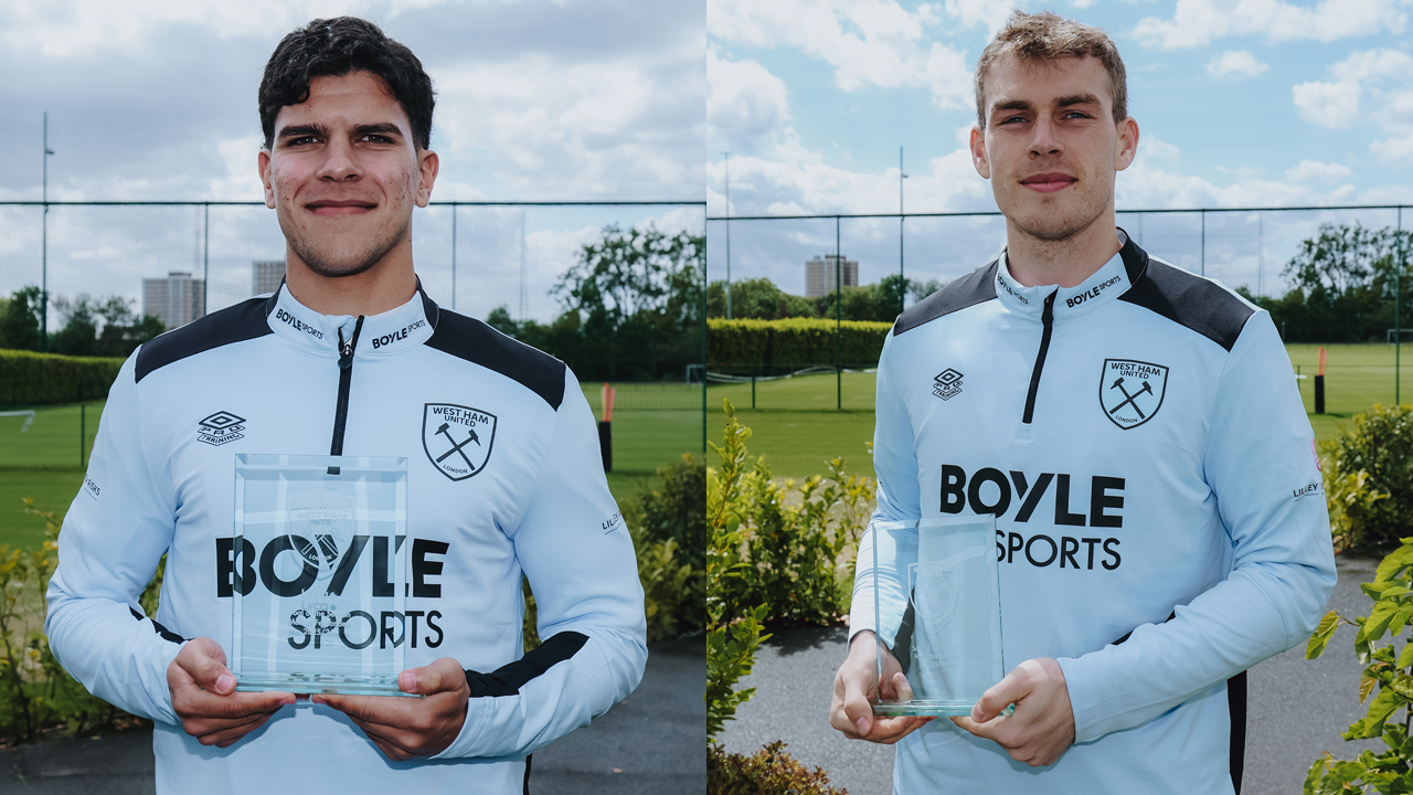 Hermansen & Fernandes with their trophies